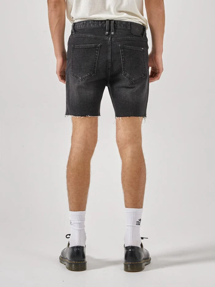 Mandude Denim Short - Smoke Black - Image 2