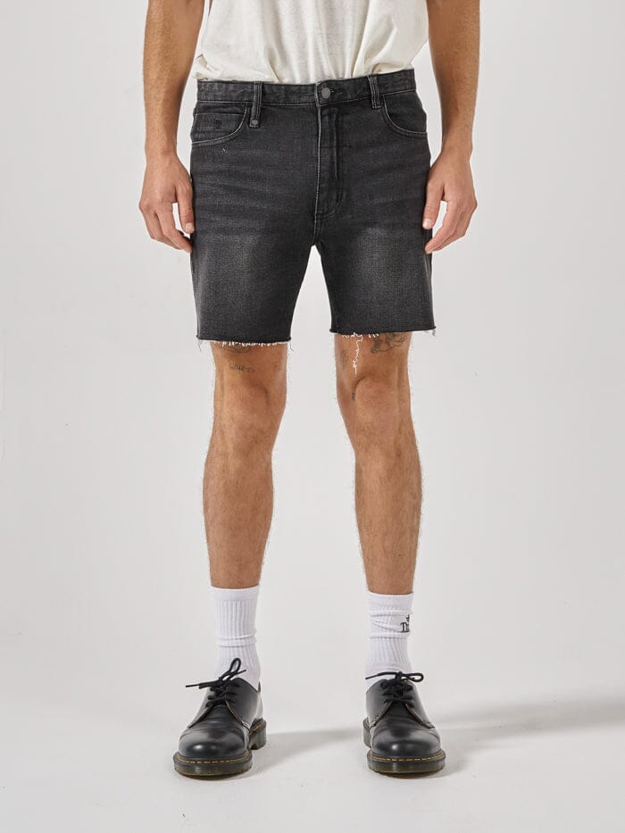 Mandude Denim Short - Smoke Black - Image 5