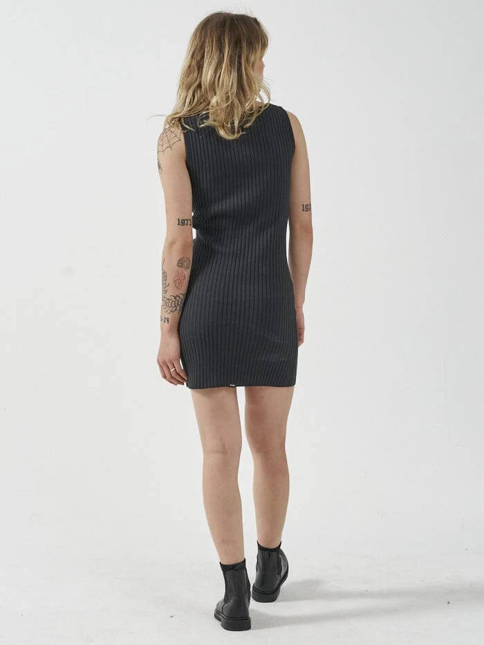 Maya Knit Dress - Black - Image 2