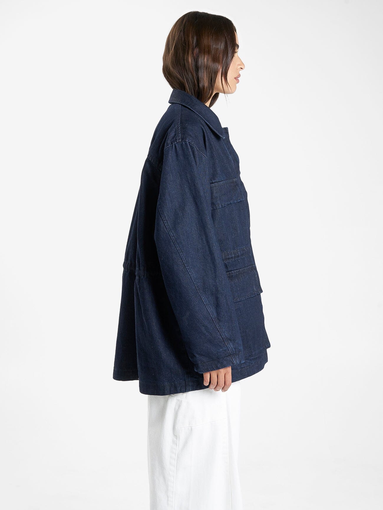 Meg Jacket - Raw Indigo - Image 5