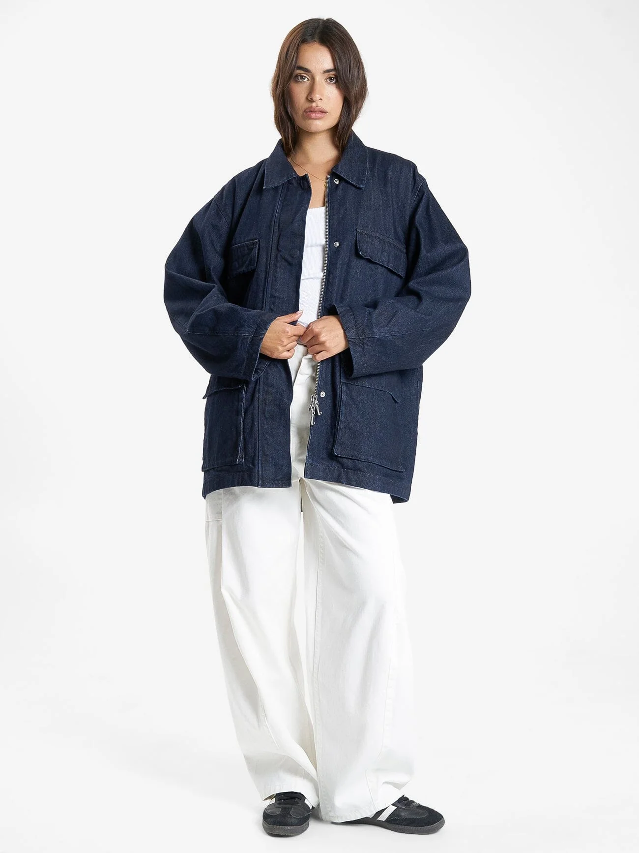 Meg Jacket - Raw Indigo - Image 6