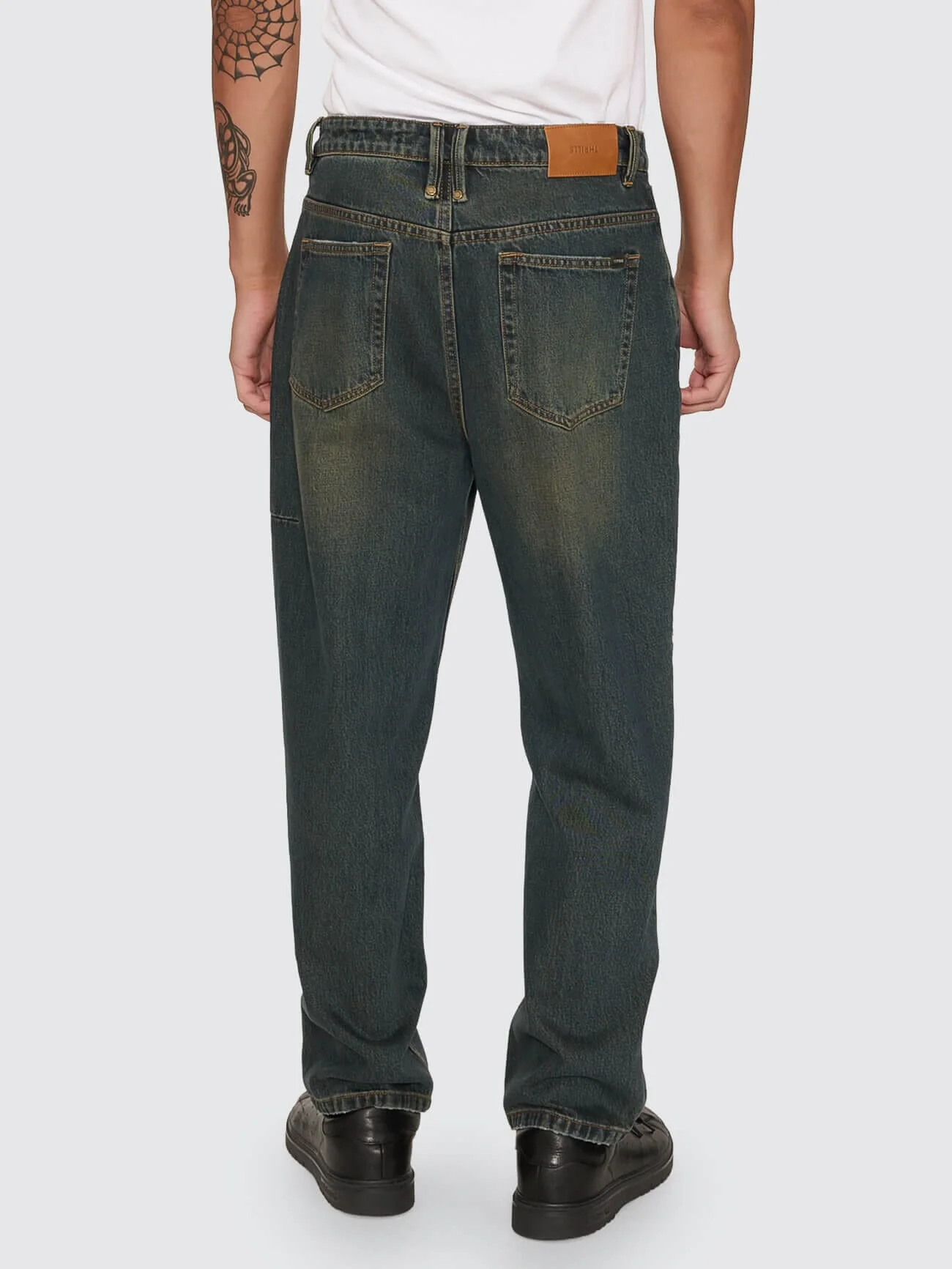 Mid Slacker Relaxed Denim Jean - Dirty Garage - Image 2