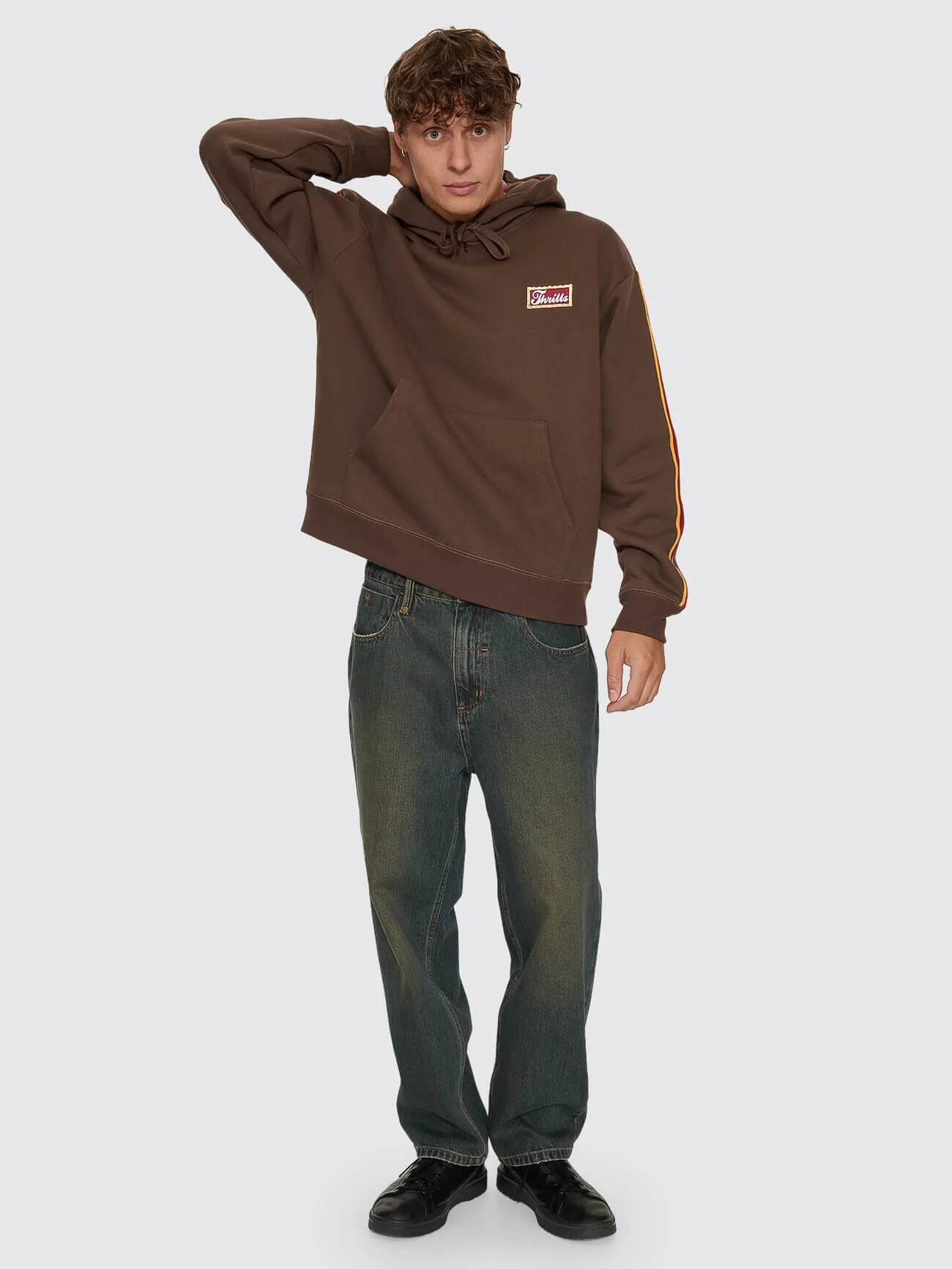 Mid Slacker Relaxed Denim Jean - Dirty Garage - Image 3