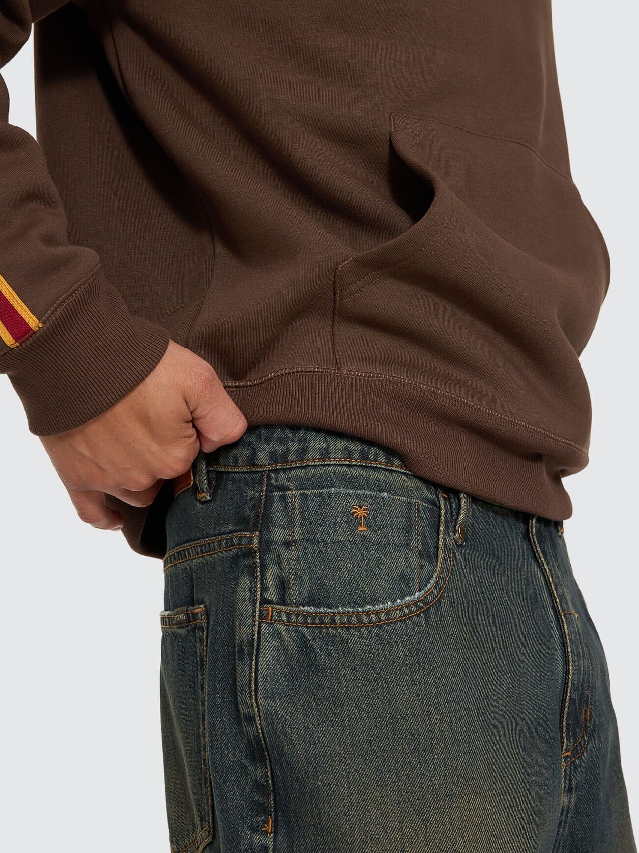 Mid Slacker Relaxed Denim Jean - Dirty Garage - Image 5