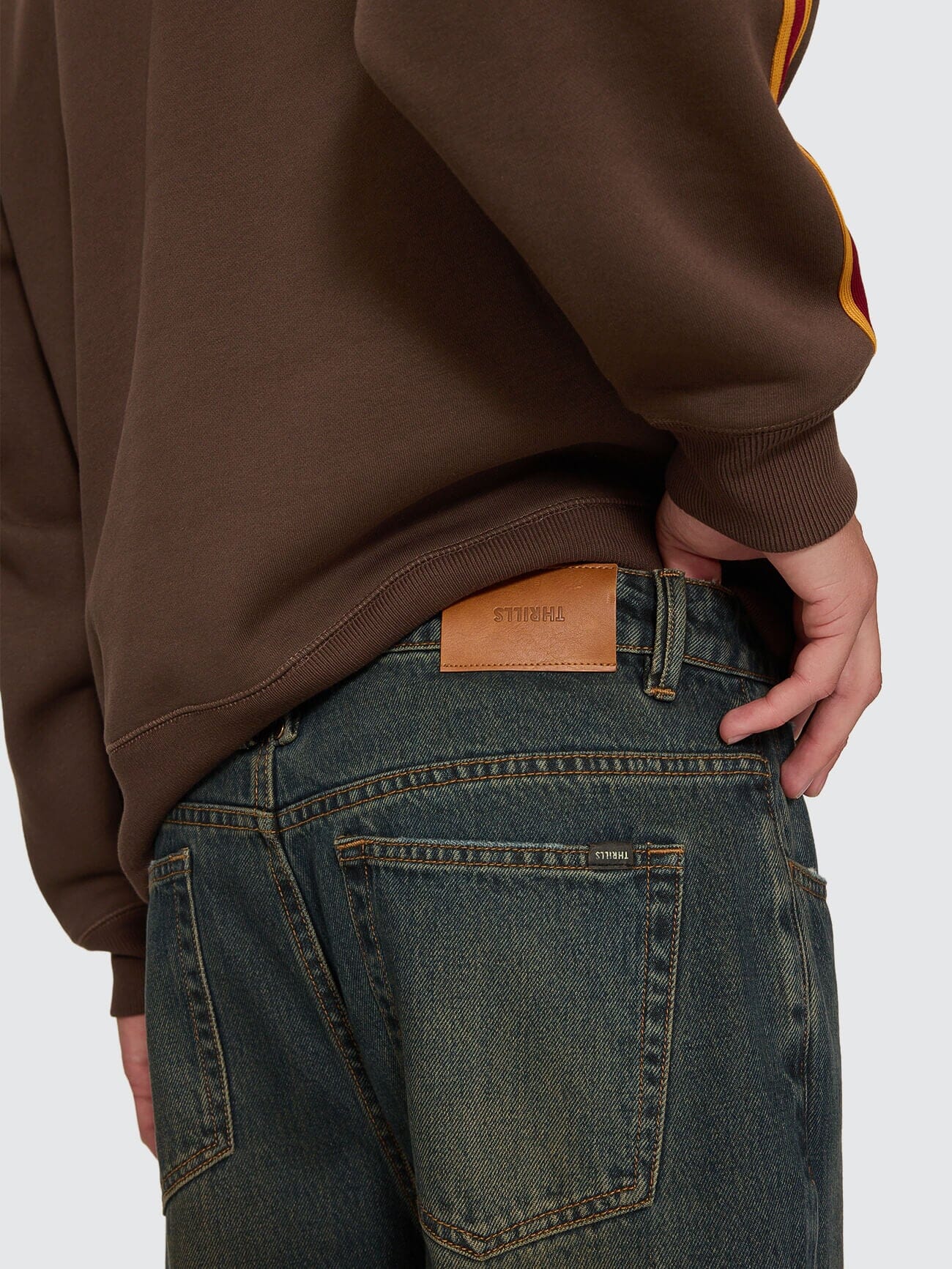 Mid Slacker Relaxed Denim Jean - Dirty Garage - Image 6