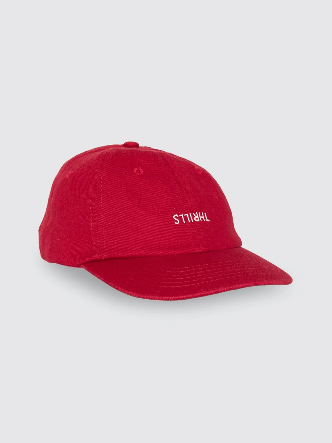 Minimal Thrills Dad Hat - True Red - Image 6