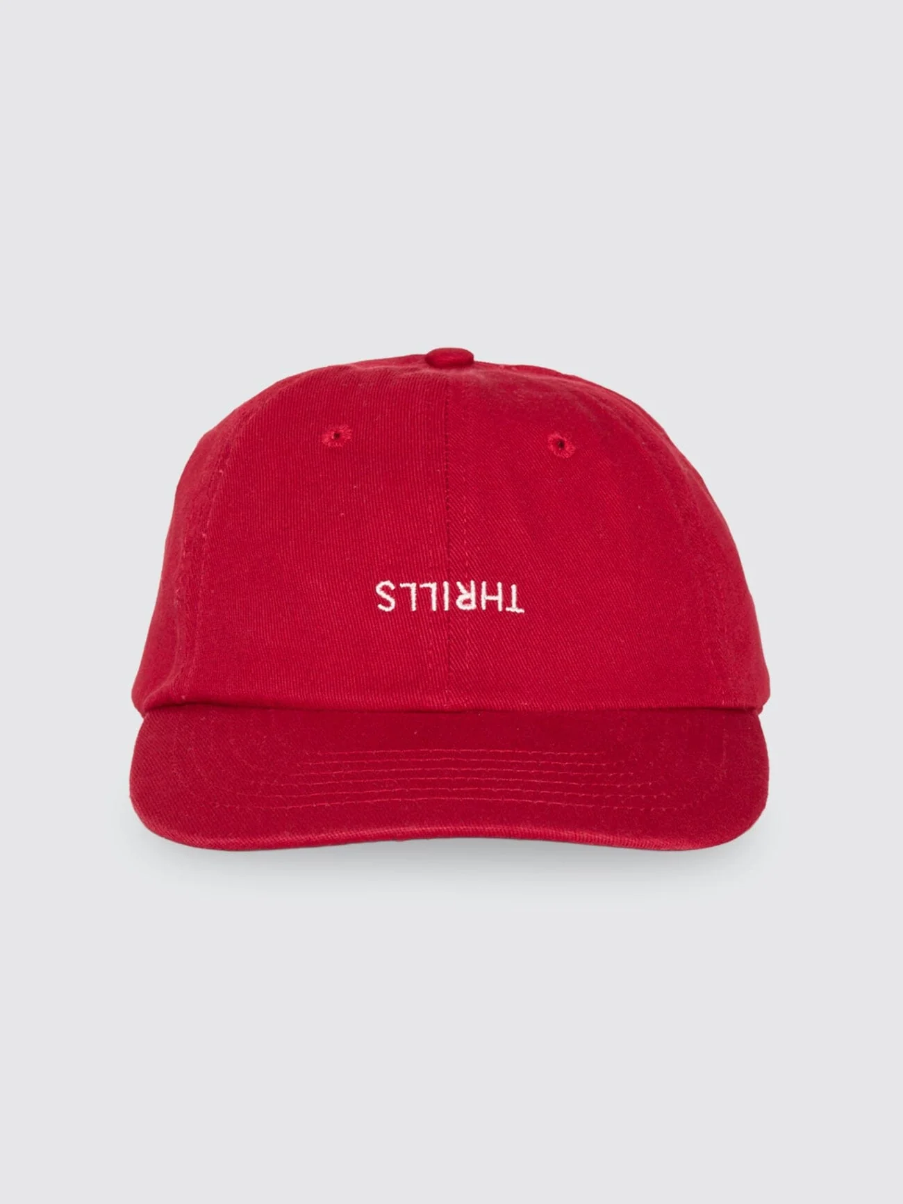 Minimal Thrills Dad Hat - True Red - Image 7