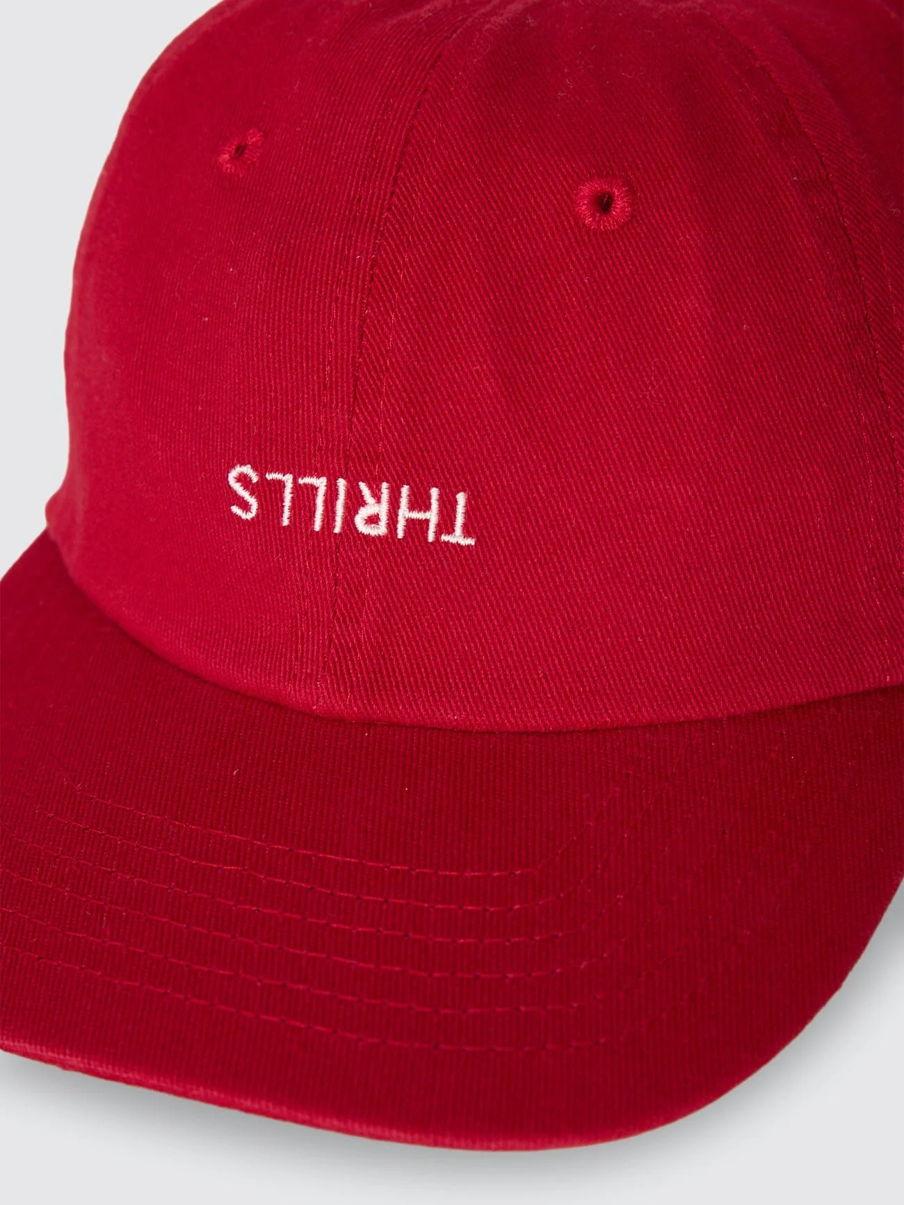 Minimal Thrills Dad Hat - True Red - Image 8