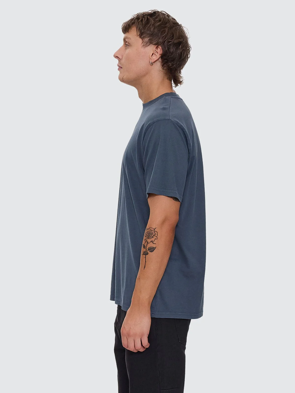 Minimal Thrills Merch Fit Tee - Dark Slate - Image 3