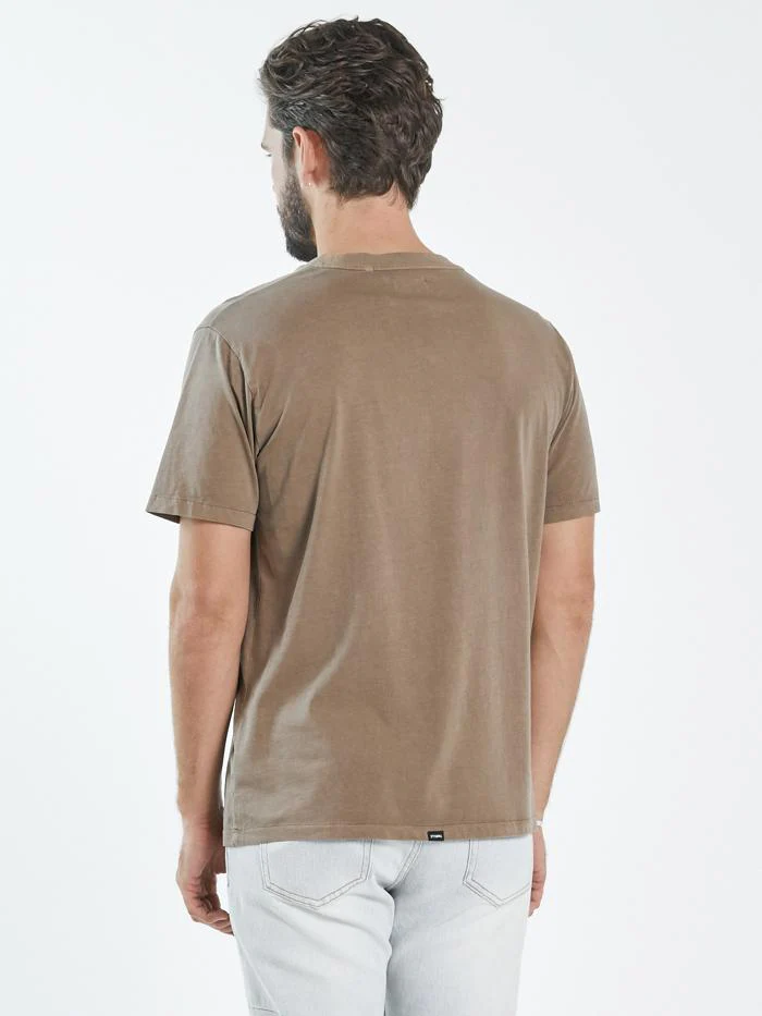 Minimal Thrills Merch Fit Tee - Walnut - Image 2