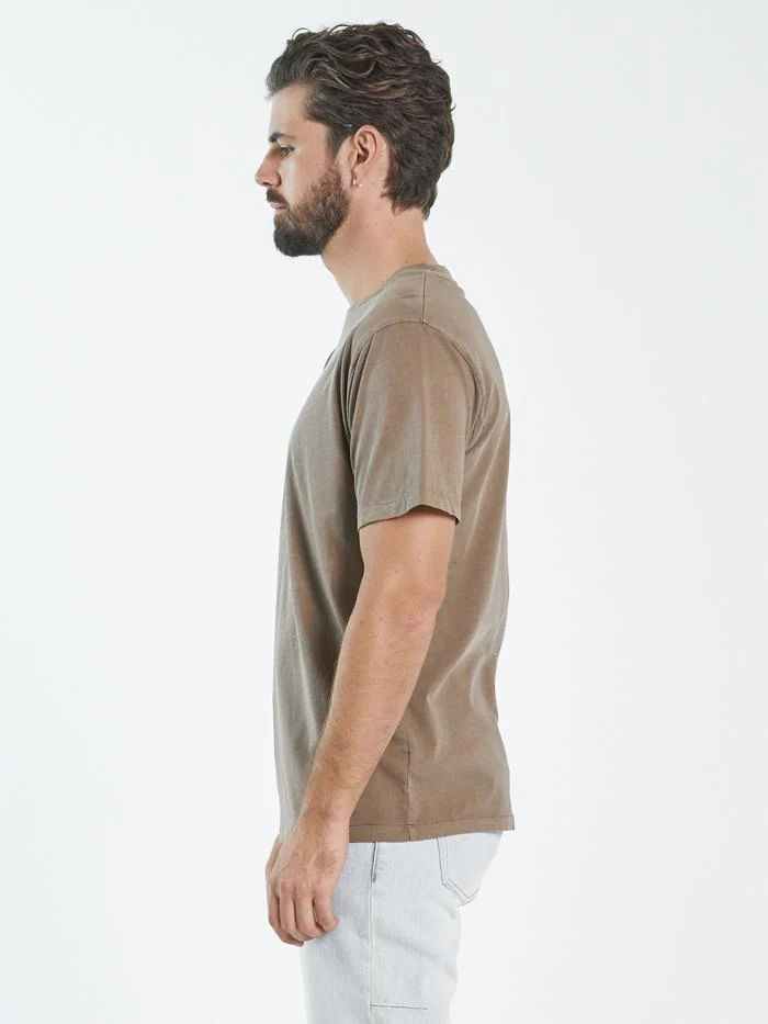 Minimal Thrills Merch Fit Tee - Walnut - Image 4