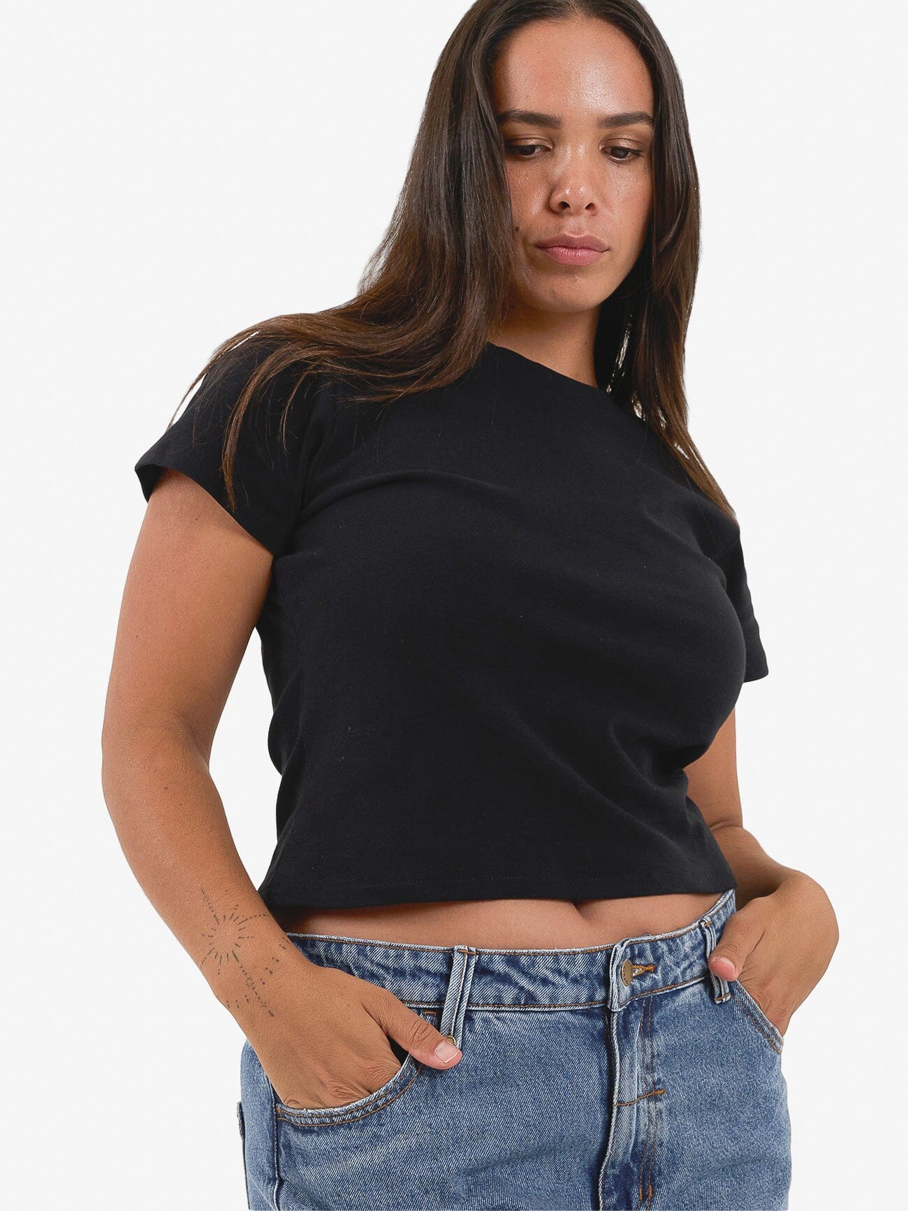 Minimal Thrills Mini Tee - Black - Image 6