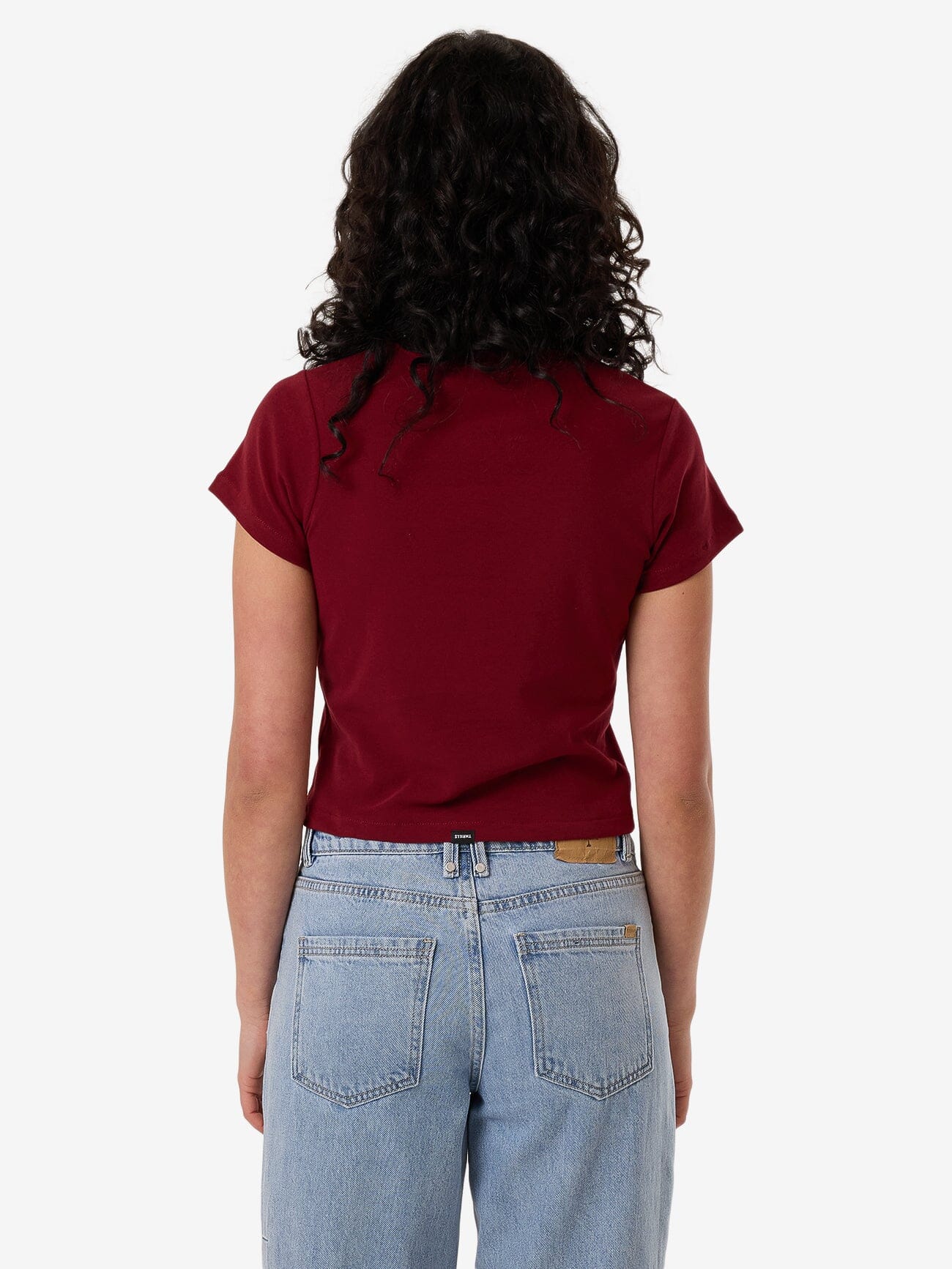 Minimal Thrills Mini Tee - Cabernet - Image 2
