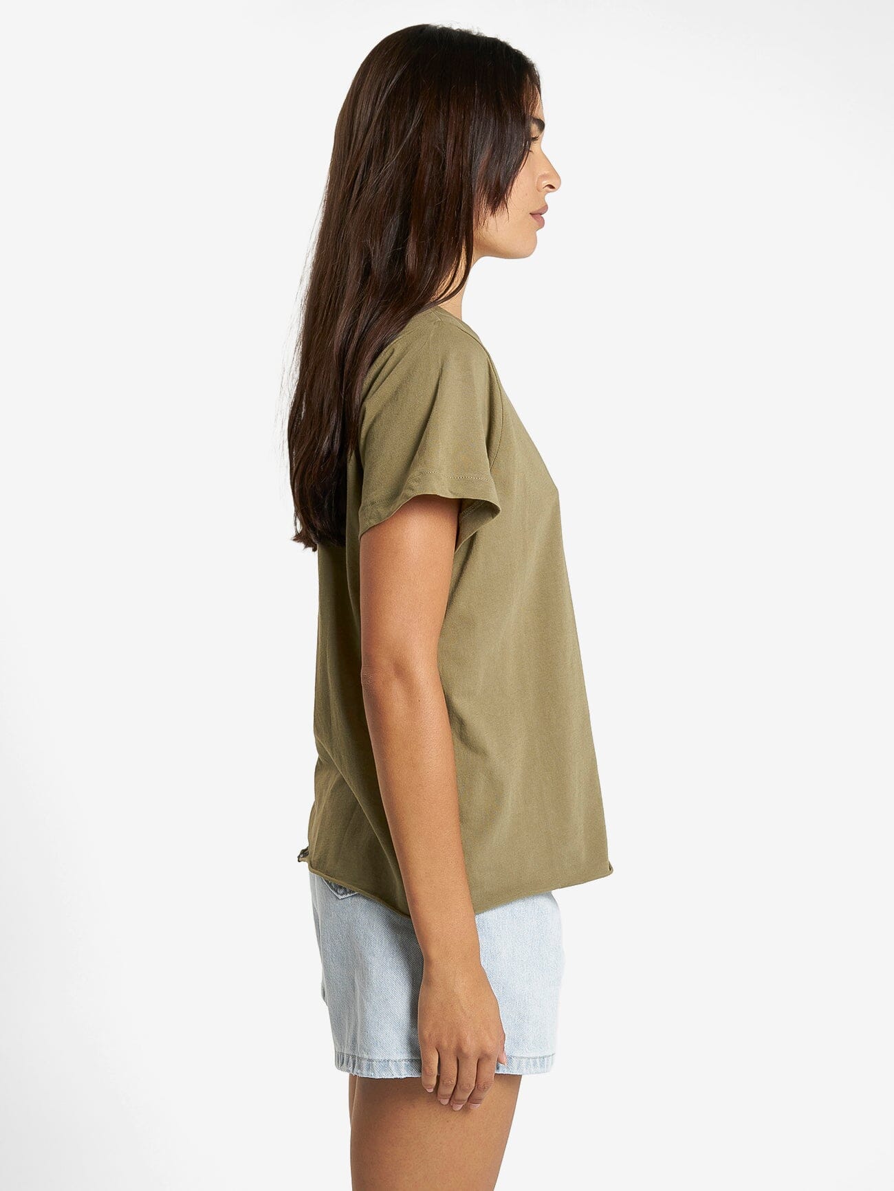 Minimal Thrills Relaxed Tee - Aloe - Image 4