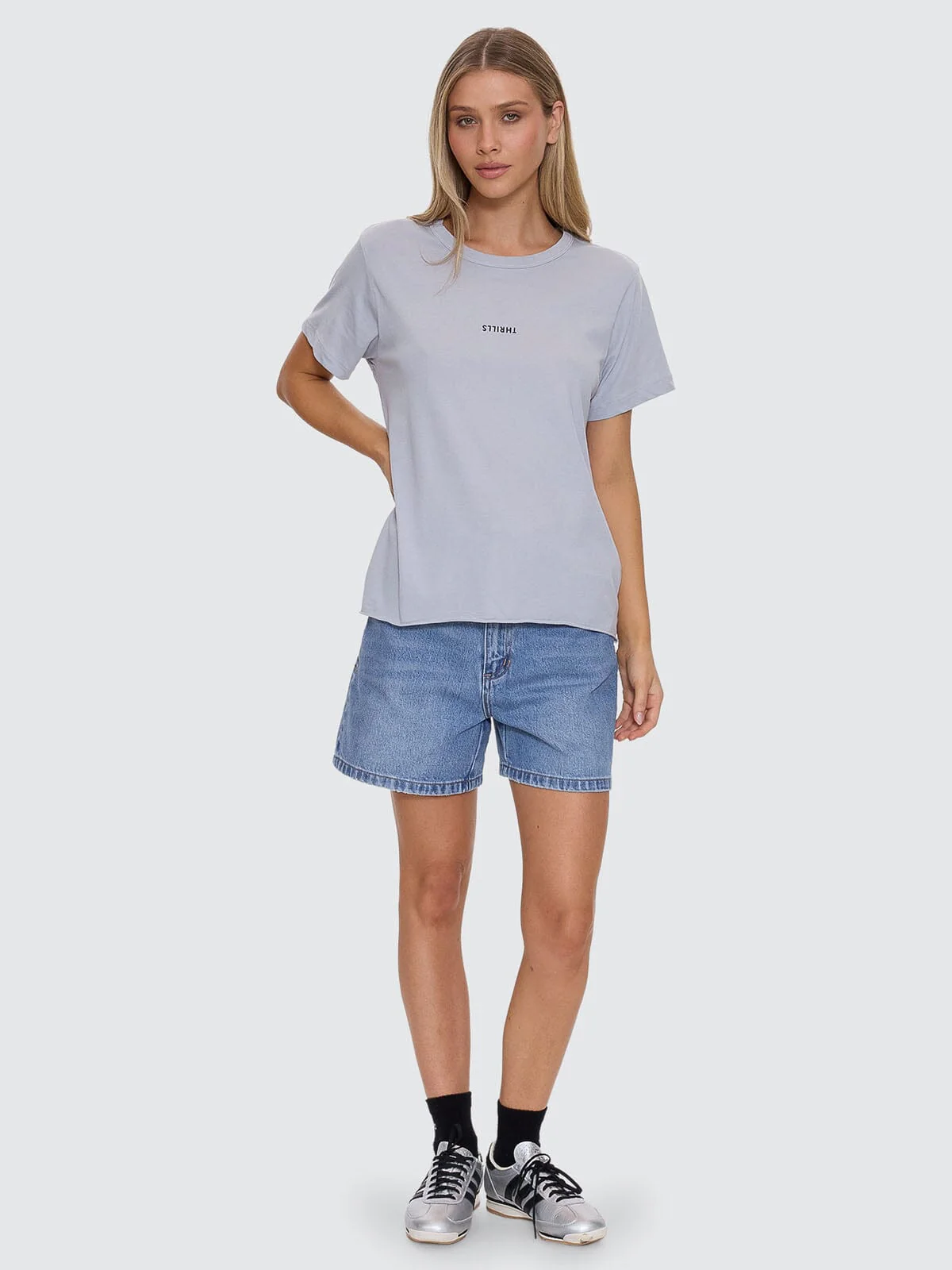 Minimal Thrills Relaxed Tee - Iceberg - Image 5