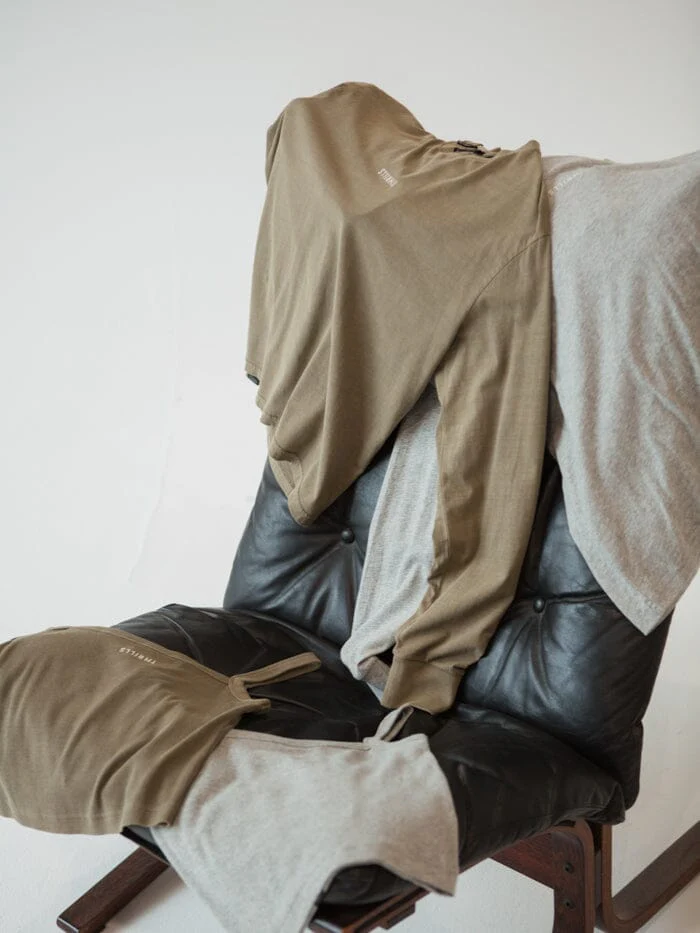 Minimal Thrills Rib Singlet - Grey Marle - Image 5