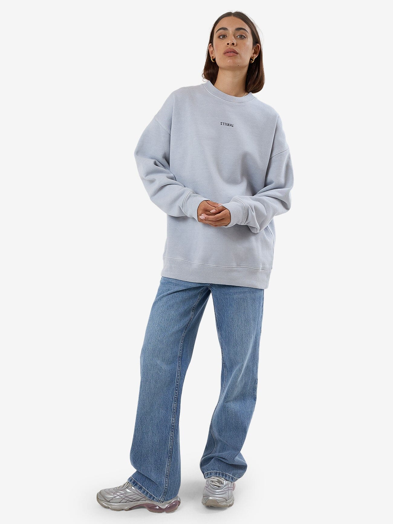 Minimal Thrills Slouch Crew - Iceberg - Image 5