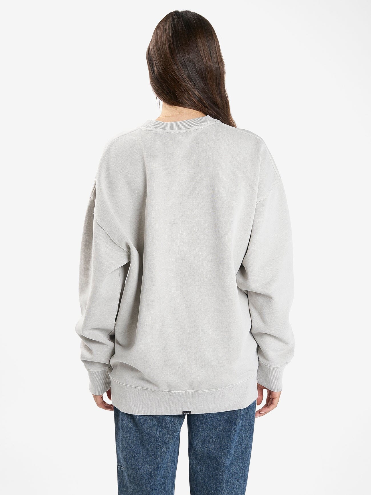Minimal Thrills Slouch Crew - Oyster Grey - Image 3