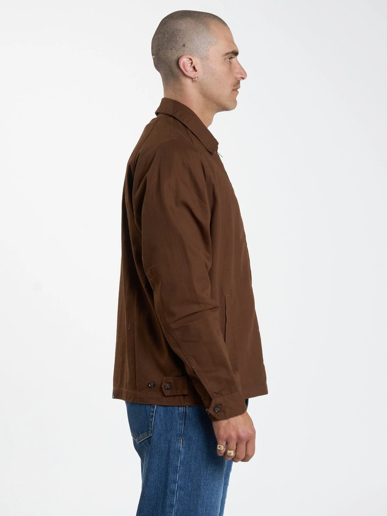 Minimal Thrills Work Jacket - Chestnut - Image 4