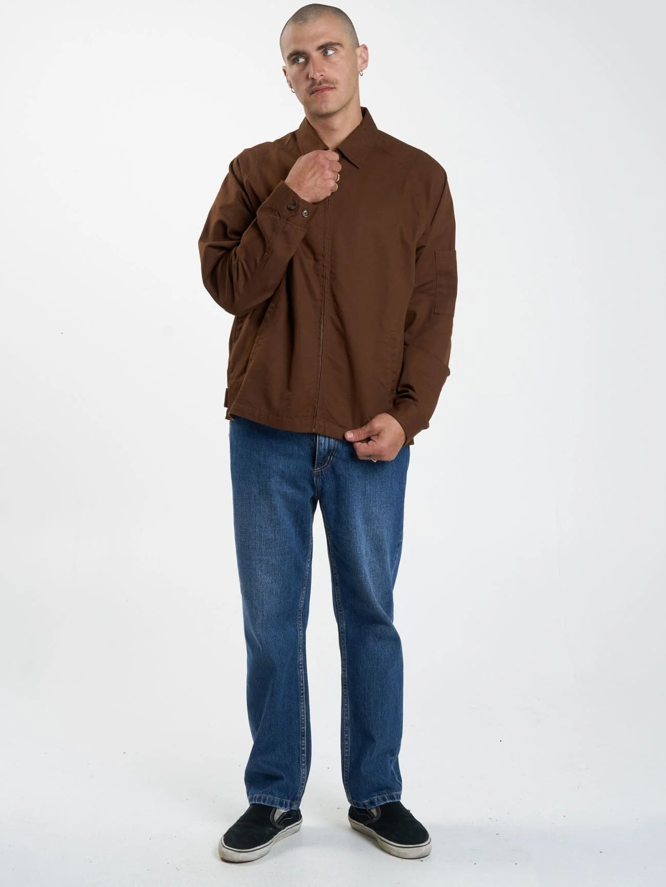 Minimal Thrills Work Jacket - Chestnut - Image 5