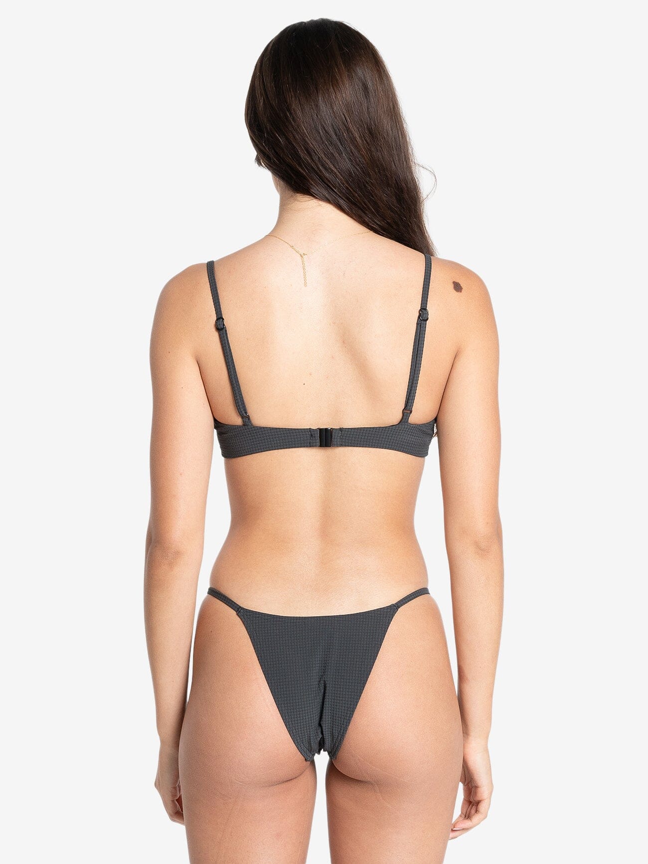 Nano Underwire Bikini Top - Dark Charcoal - Image 2