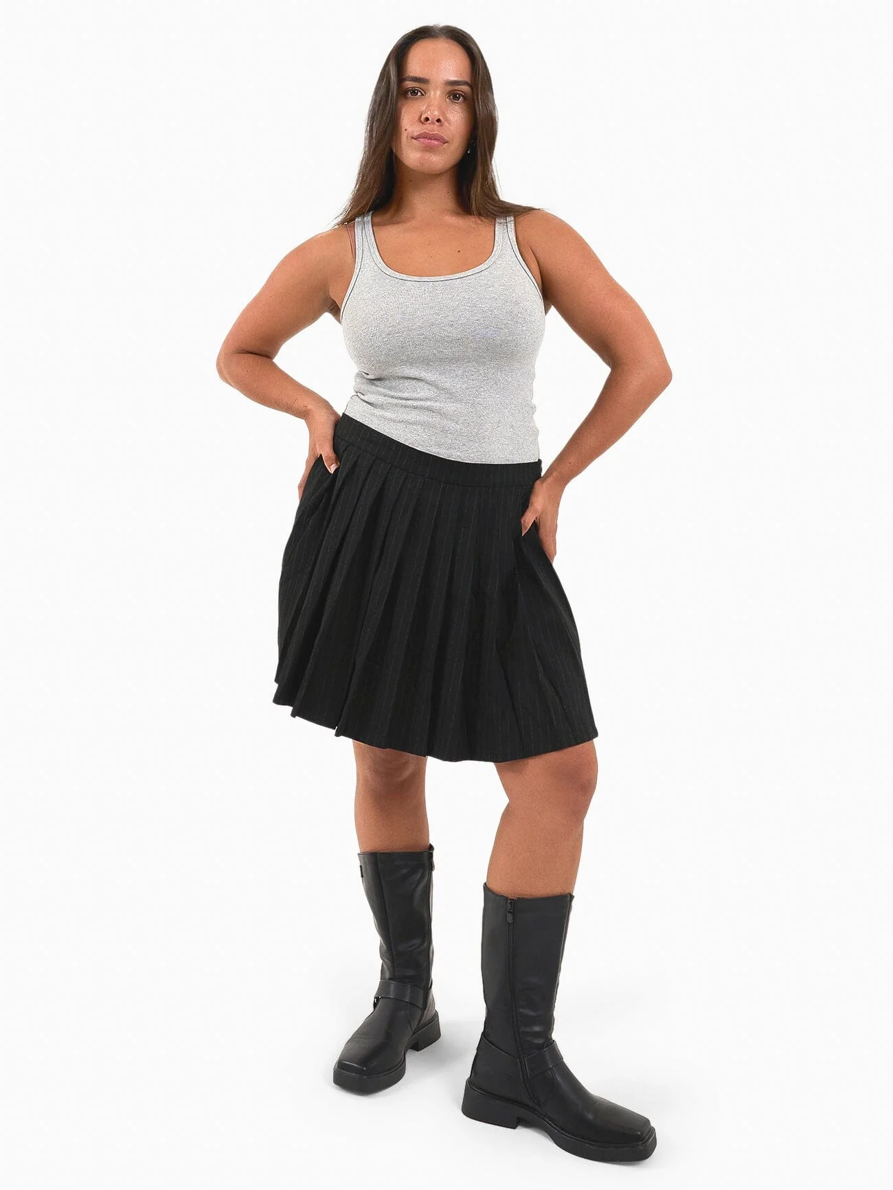 Narcisa Skirt - Charcoal - Image 7
