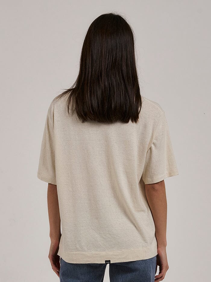 Natural Effects Hemp Box Tee - Unbleached - Image 2