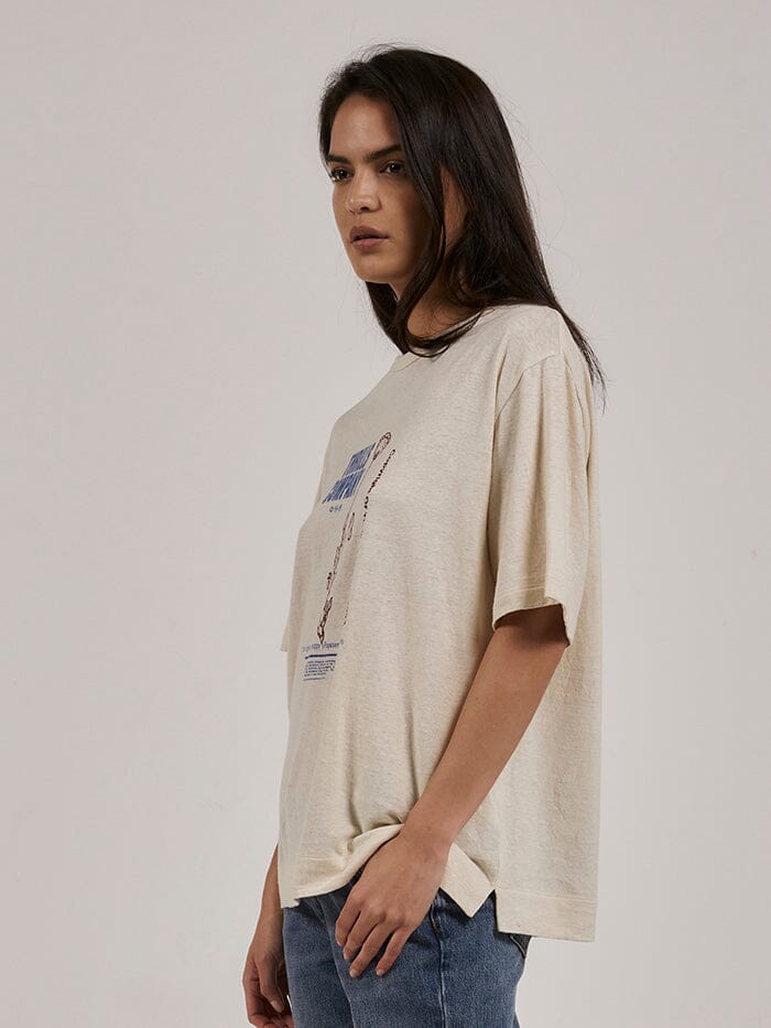 Natural Effects Hemp Box Tee - Unbleached - Image 3