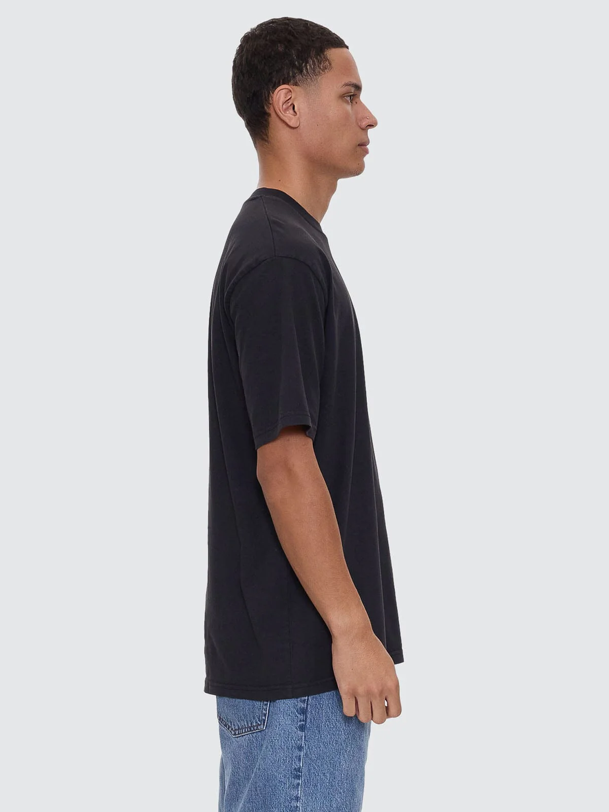 Natural Thrills Oversize Fit Tee - Twilight Black - Image 6