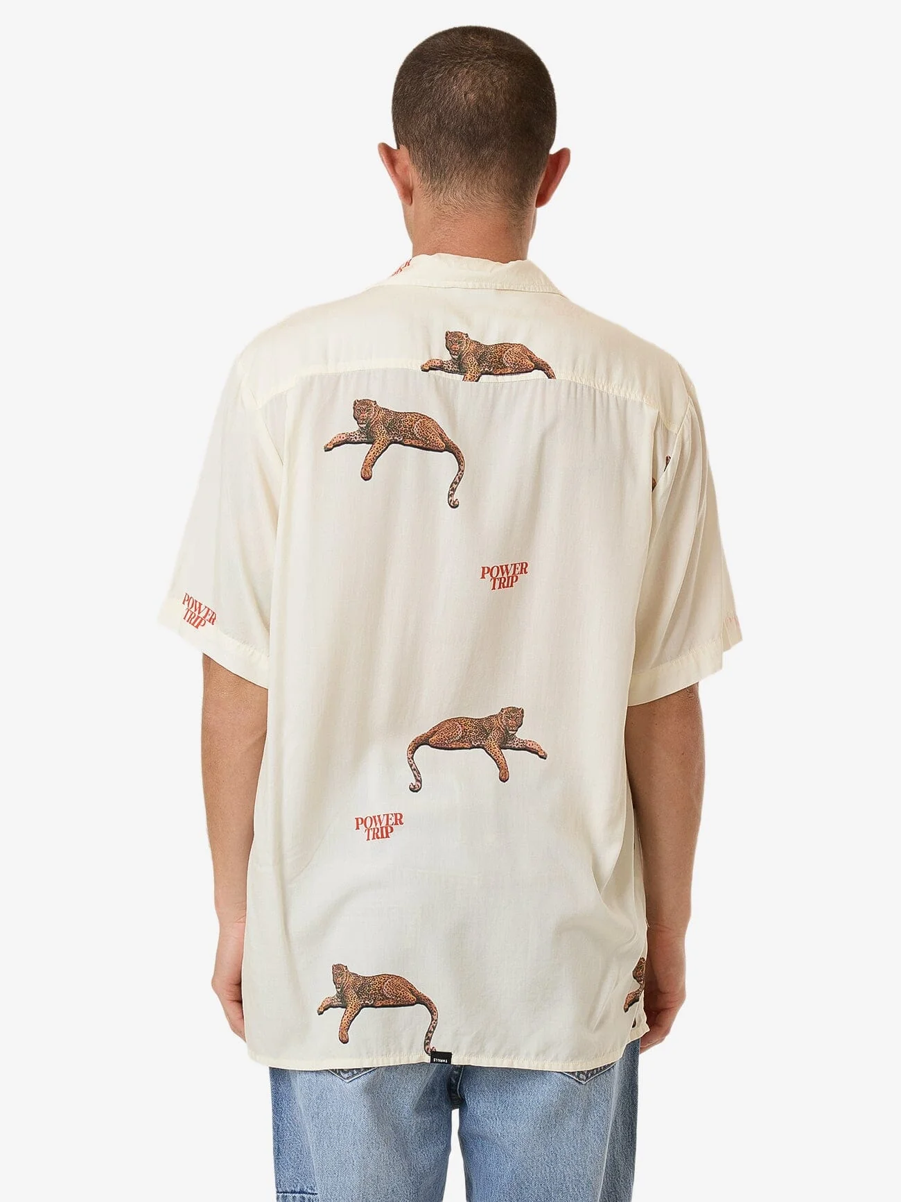 Power Trip Bowling Shirt - Heritage White - Image 2