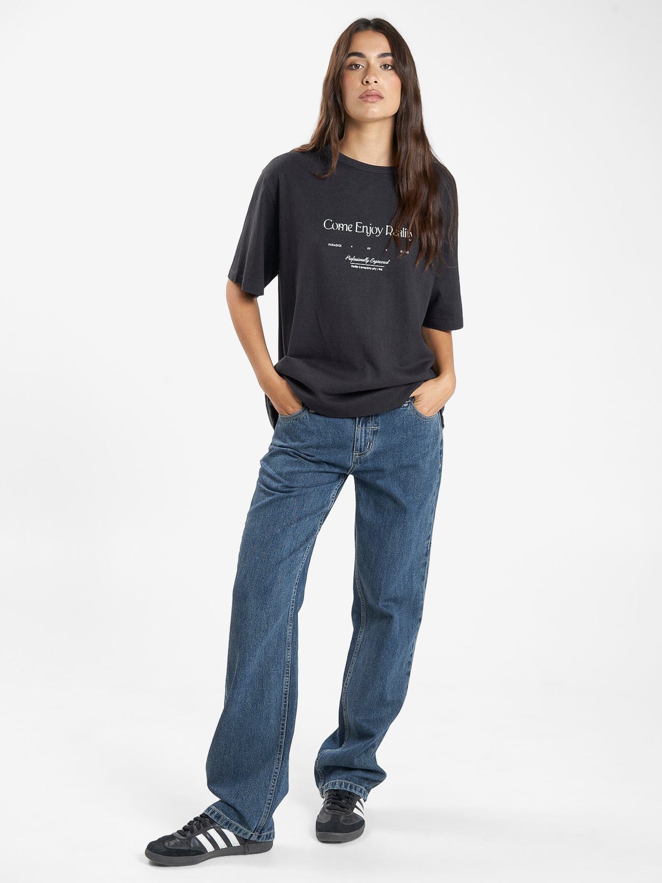Professional Reality Hemp Box Tee - Washed Black - Image 5