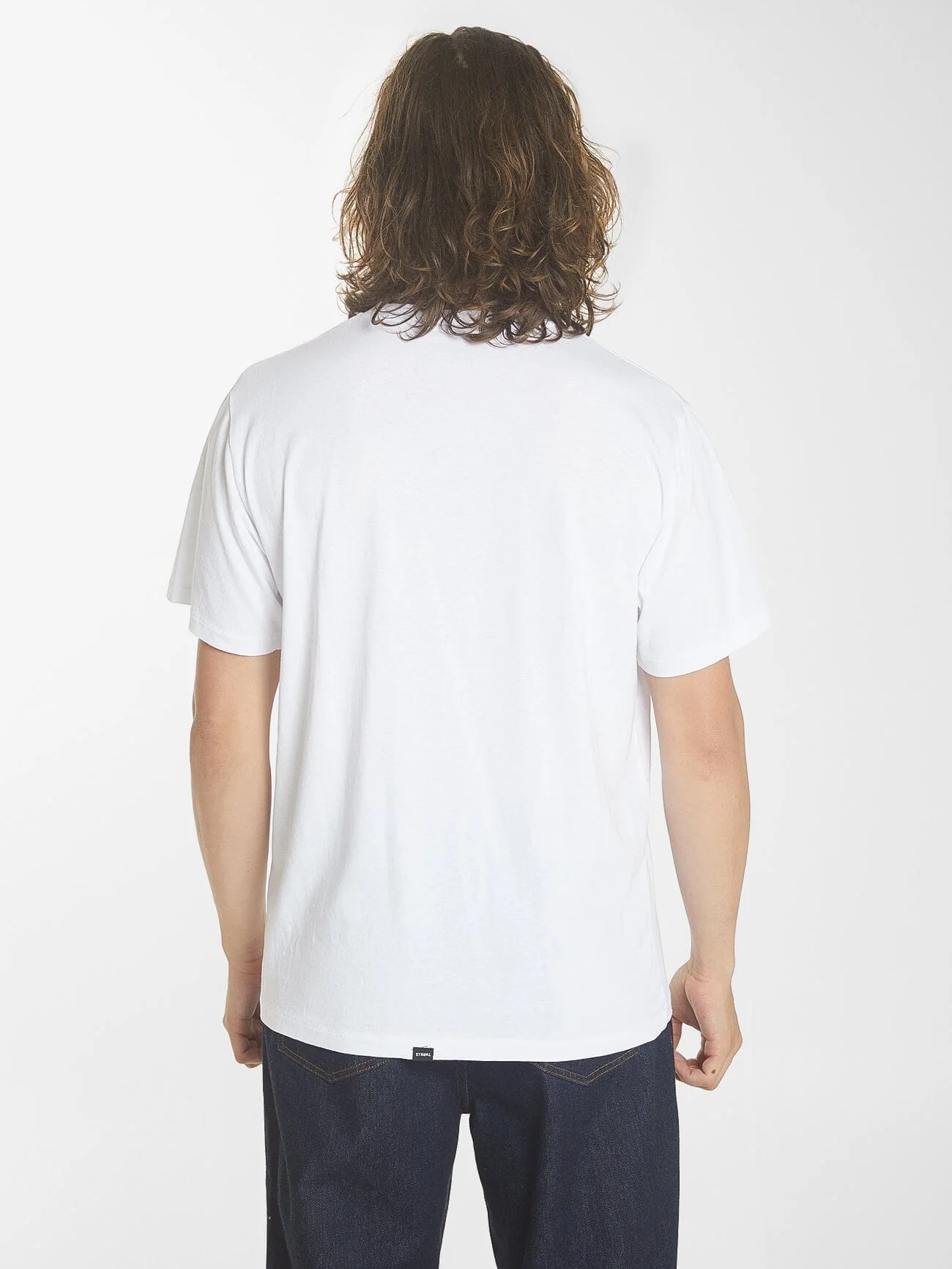 Reality Check Merch Fit Tee - White - Image 2