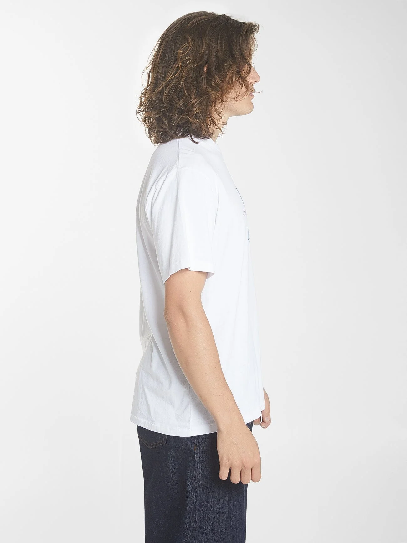 Reality Check Merch Fit Tee - White - Image 3