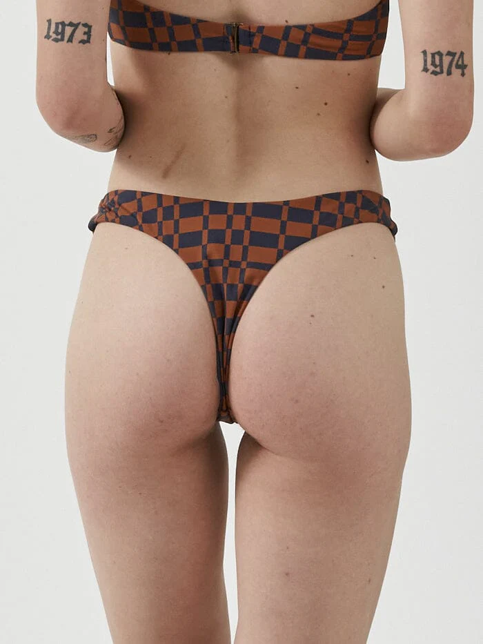 Revel Thong Bikini Bottom - Navy - Image 2