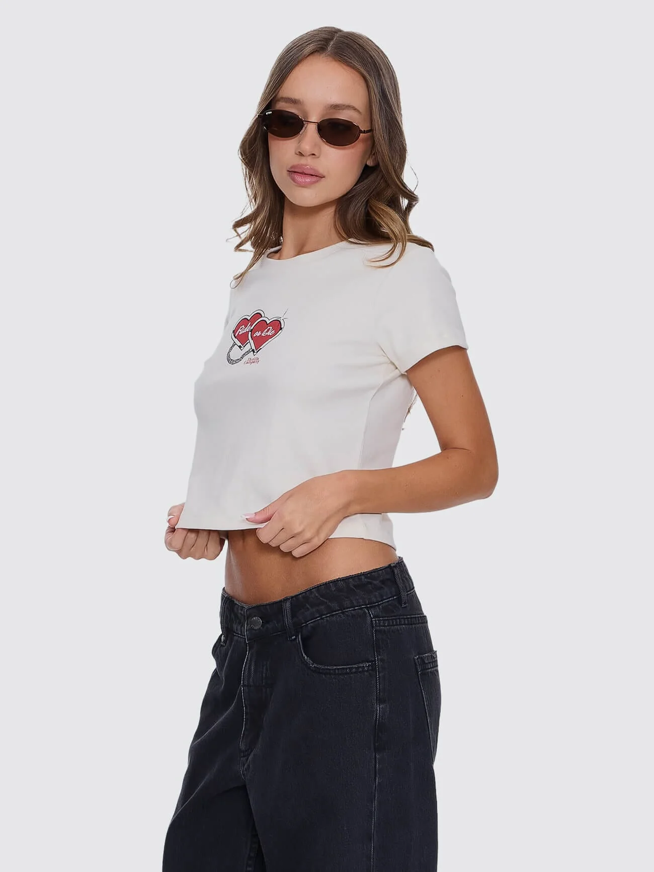 Ride Or Die Mini Tee - Heritage White - Image 4