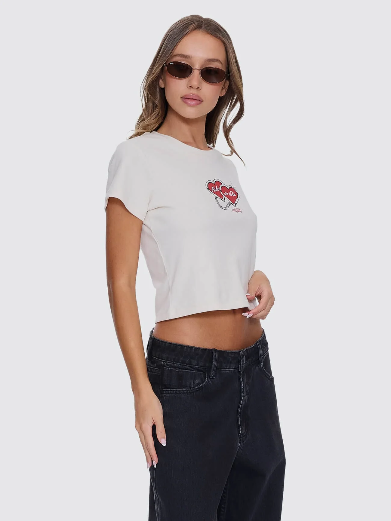 Ride Or Die Mini Tee - Heritage White - Image 6
