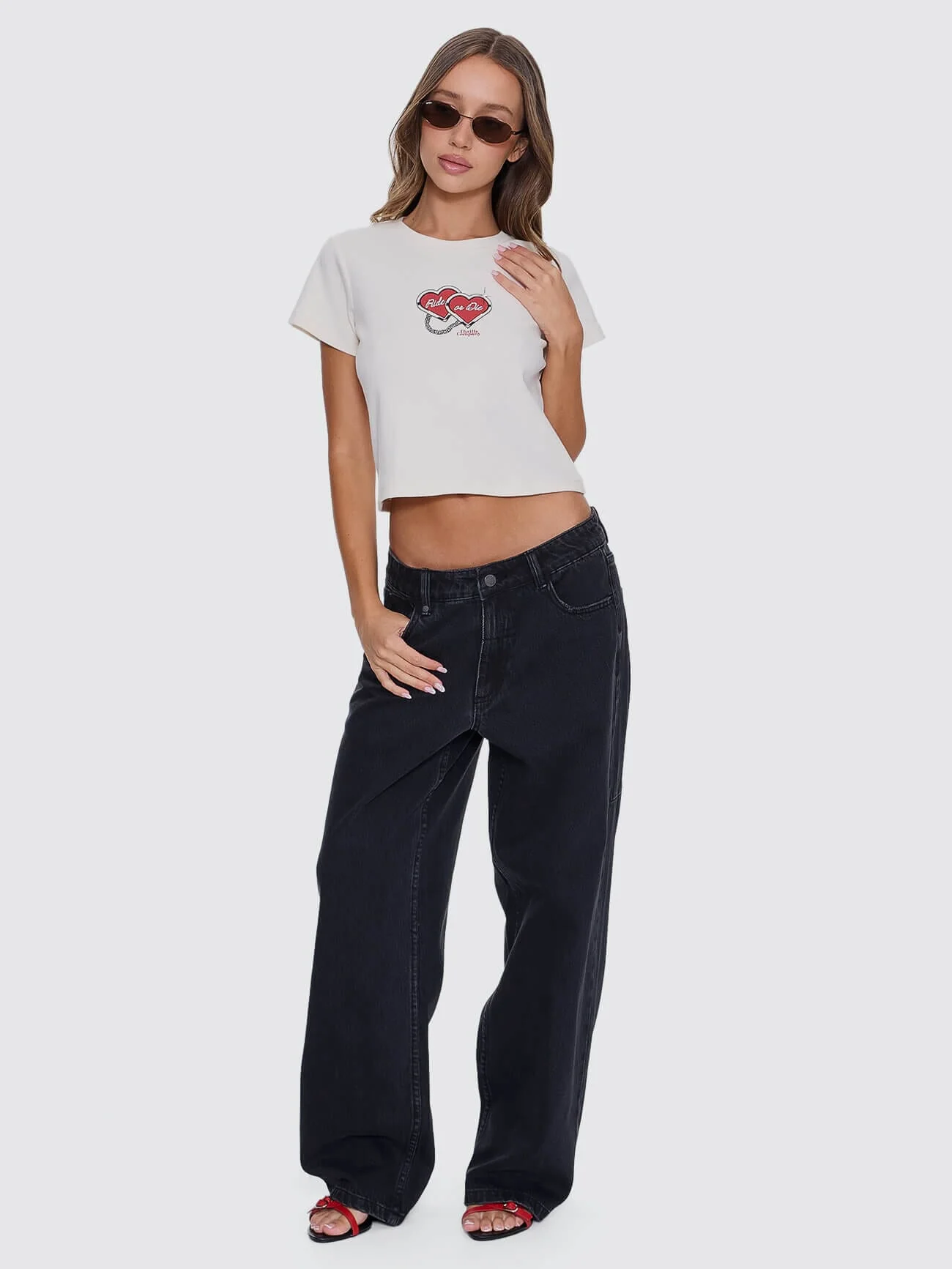 Ride Or Die Mini Tee - Heritage White - Image 7