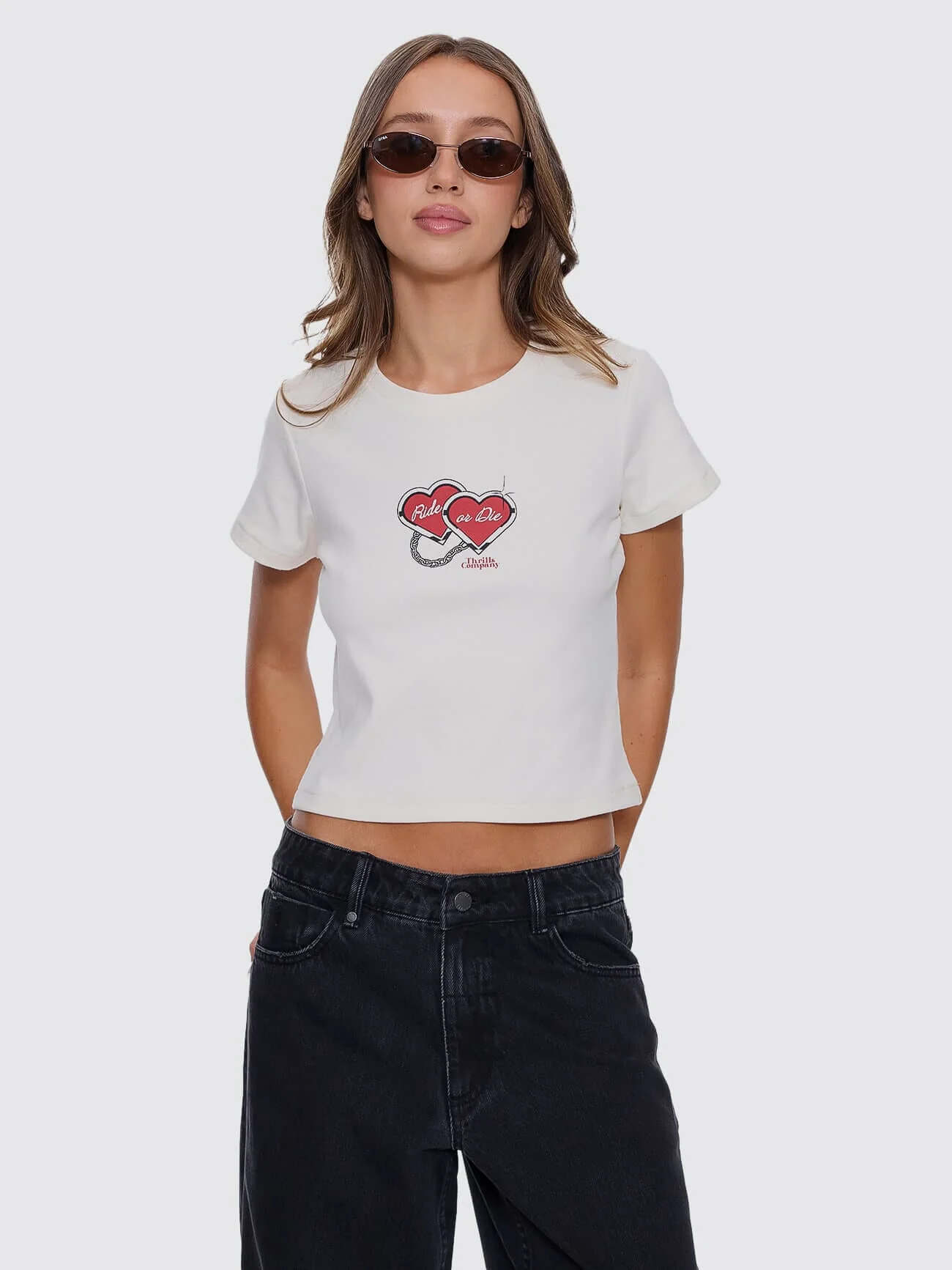 Ride Or Die Mini Tee - Heritage White - Image 8