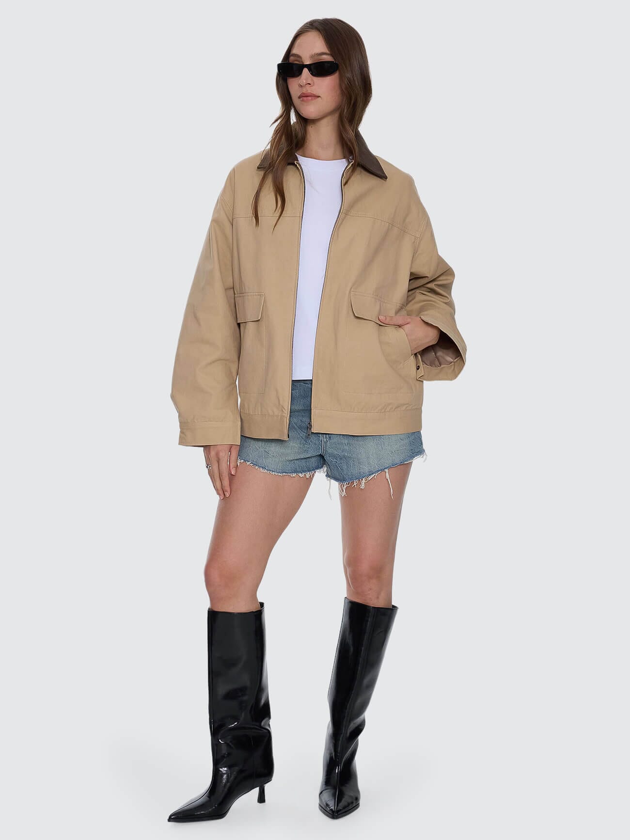 Robbie Chore Jacket - Camel - Image 8