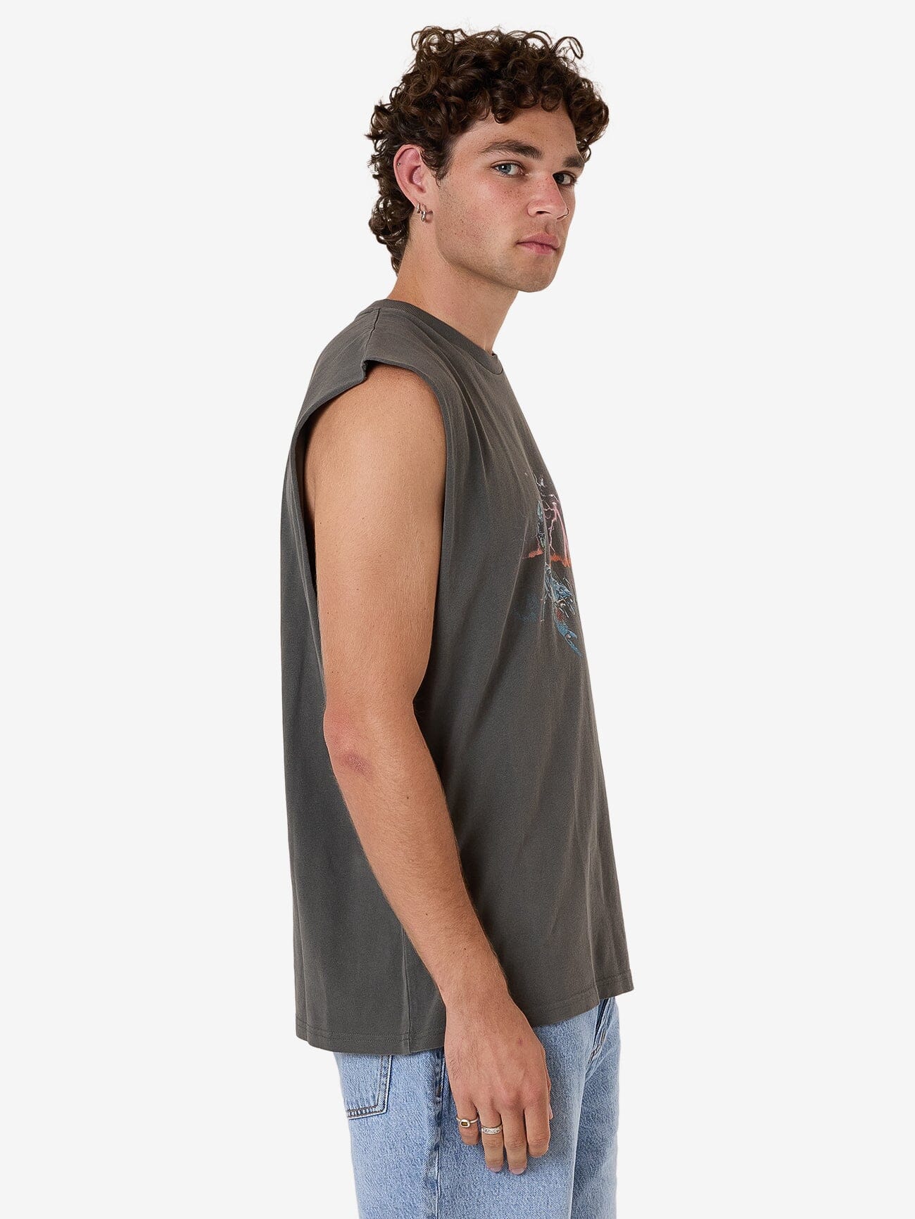Scorpion Ridge Merch Fit Muscle Tee - Merch Black - Image 3