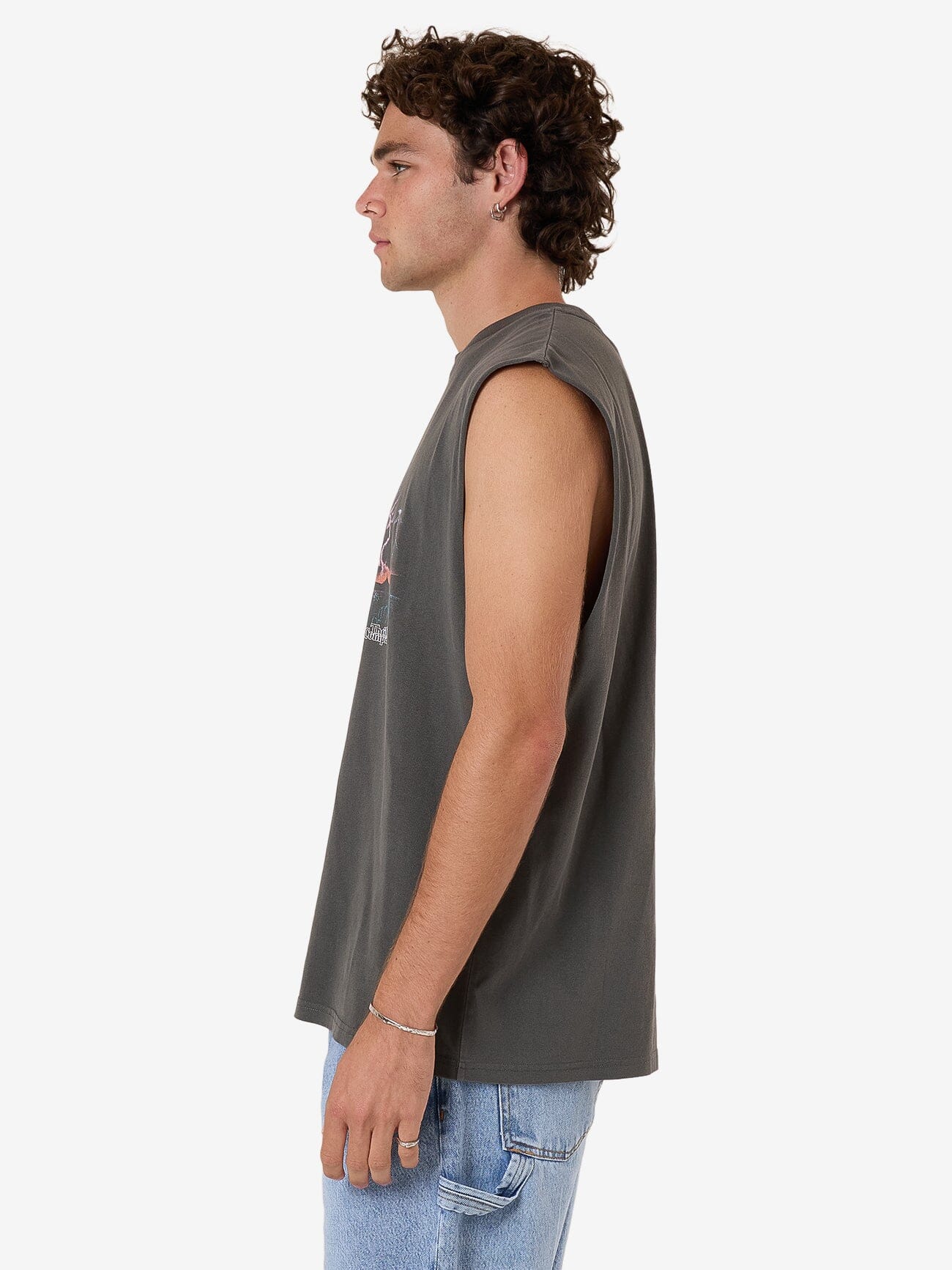 Scorpion Ridge Merch Fit Muscle Tee - Merch Black - Image 4