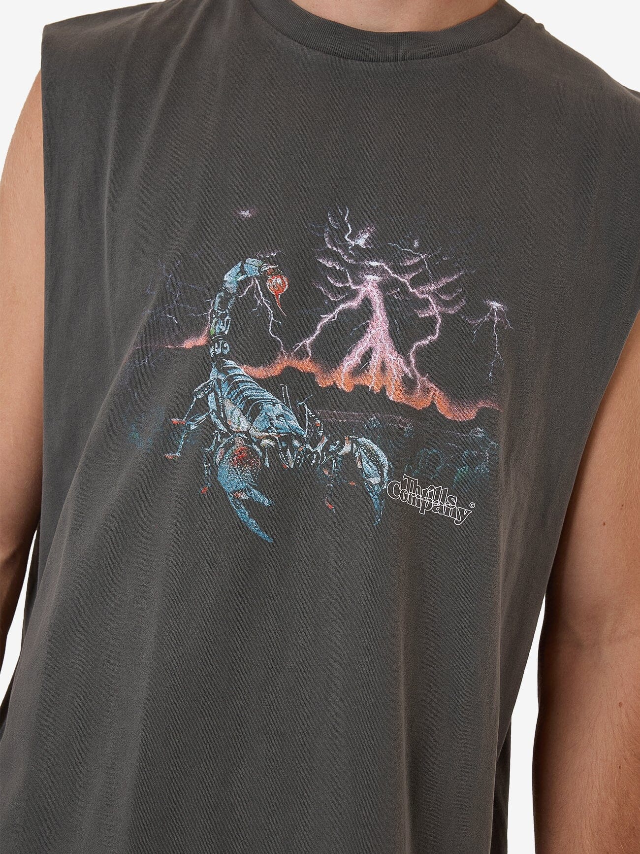 Scorpion Ridge Merch Fit Muscle Tee - Merch Black - Image 6