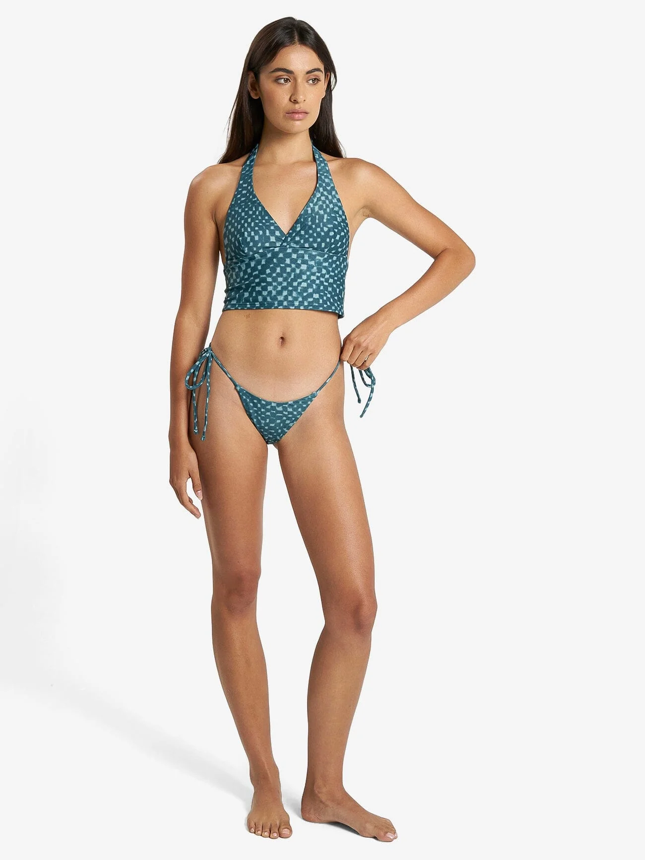 Self Hypnosis Halter Tank - Jasper Green - Image 7