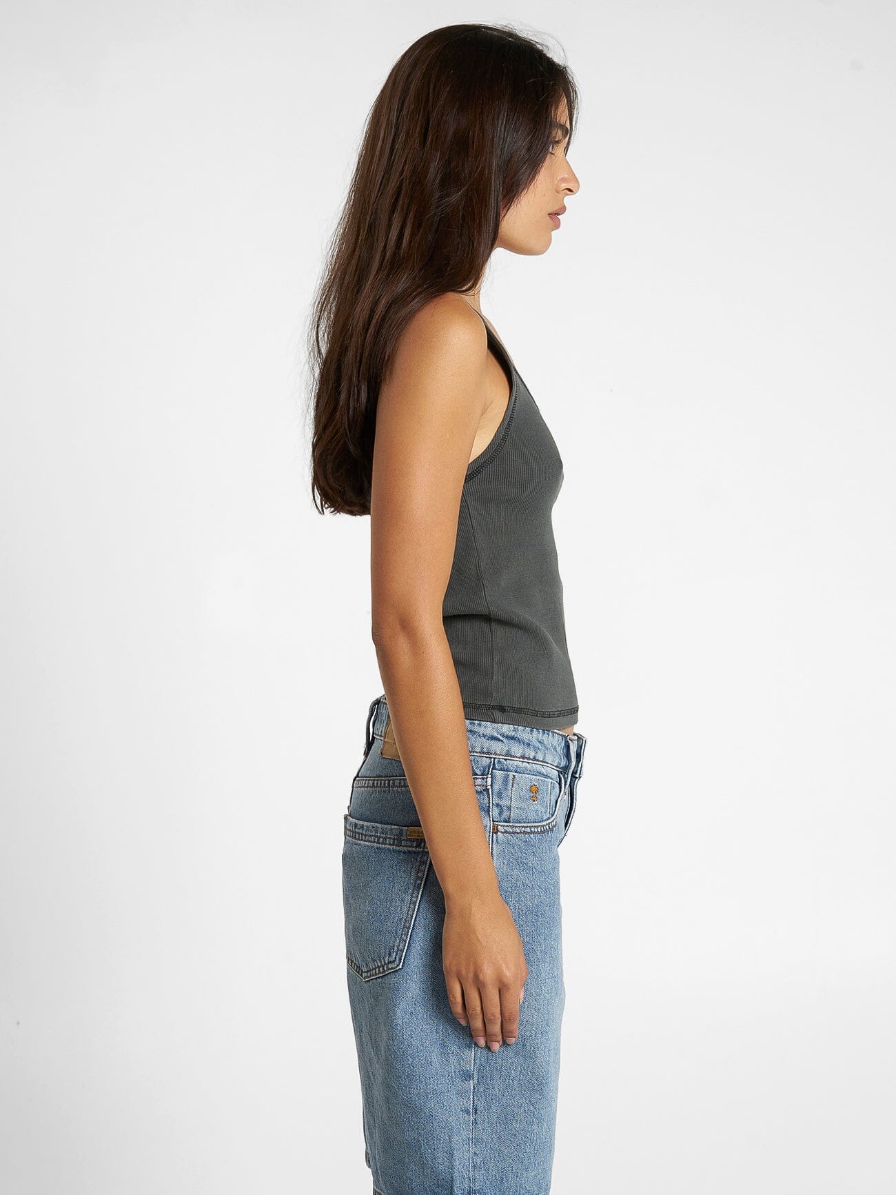 Sessions Rib Singlet - Merch Black - Image 4