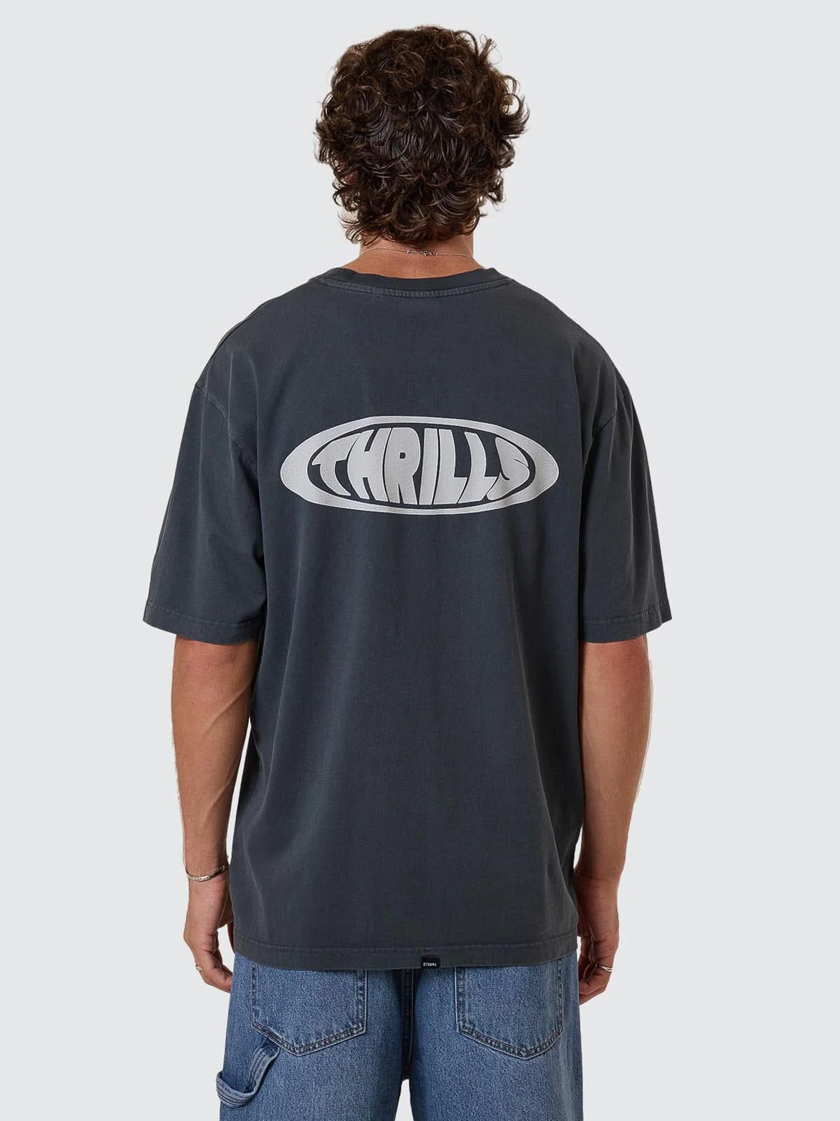 Shadowless Oversize Fit Tee - Ebony - Image 2