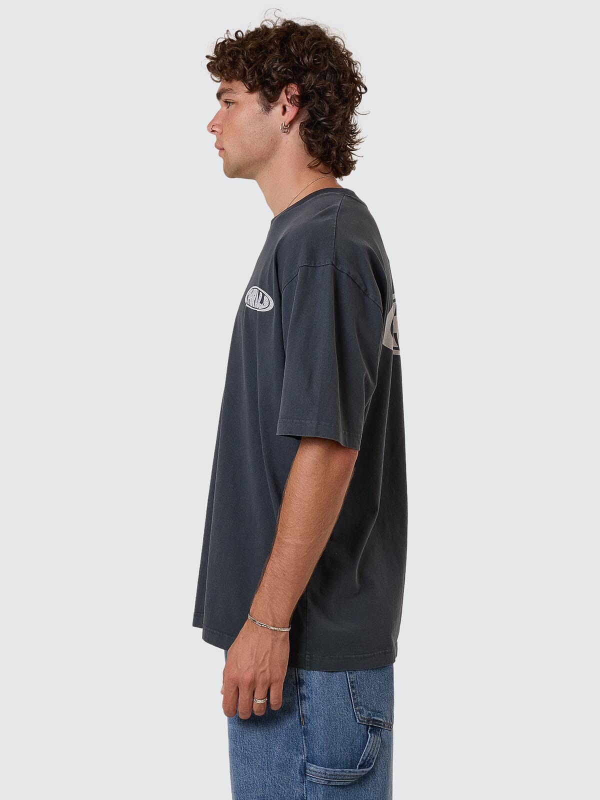 Shadowless Oversize Fit Tee - Ebony - Image 6
