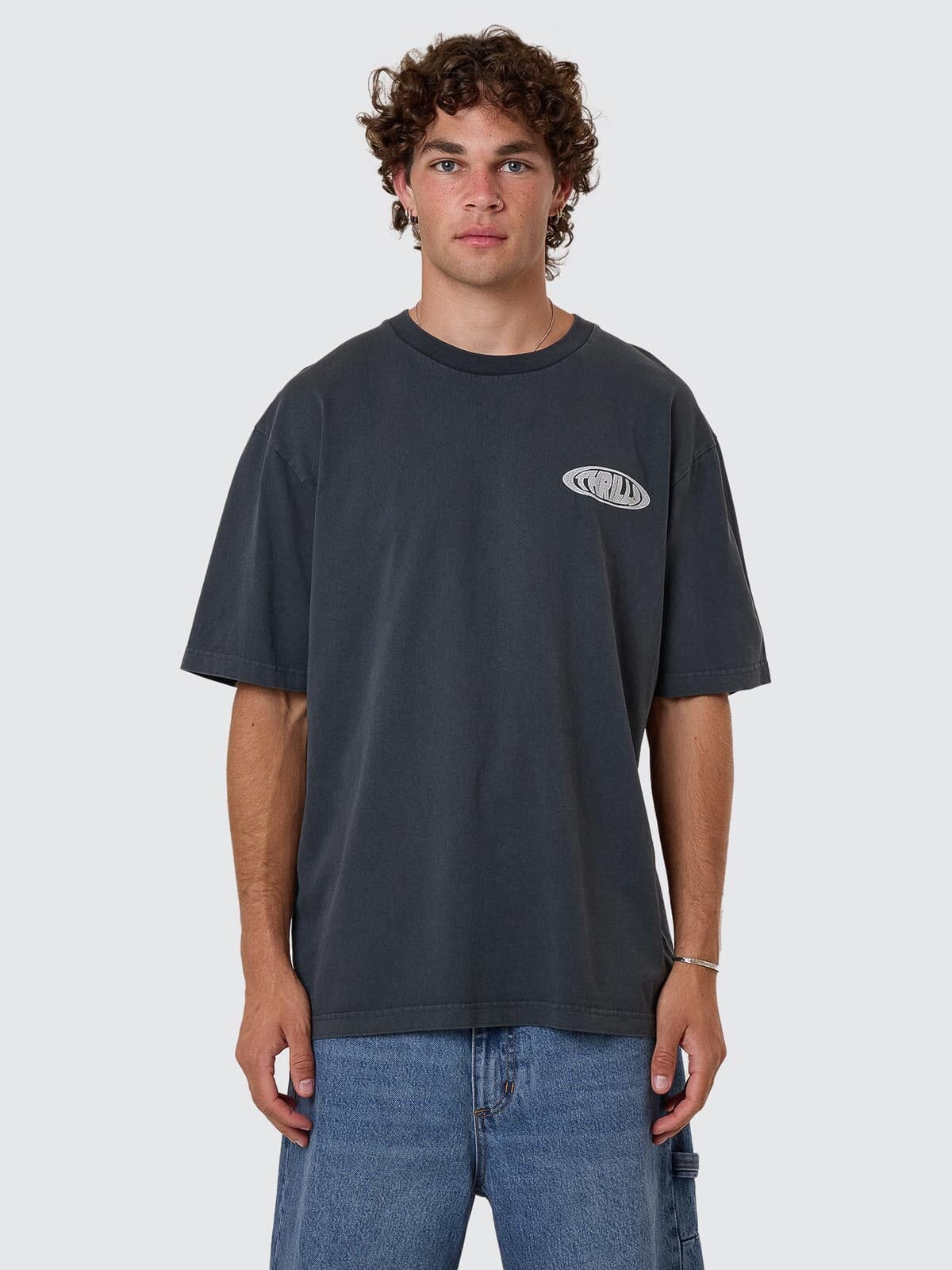 Shadowless Oversize Fit Tee - Ebony - Image 9