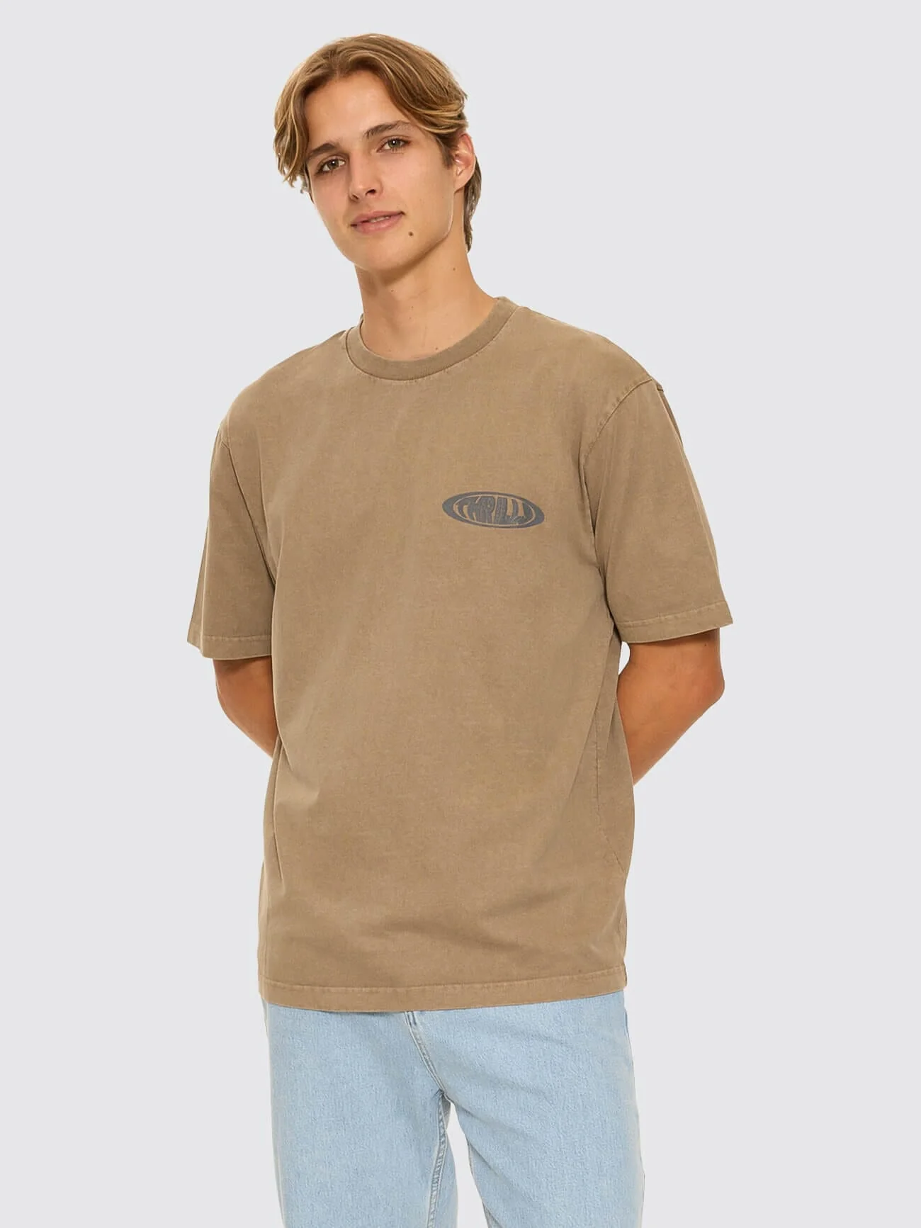 Shadowless Oversize Fit Tee - Walnut