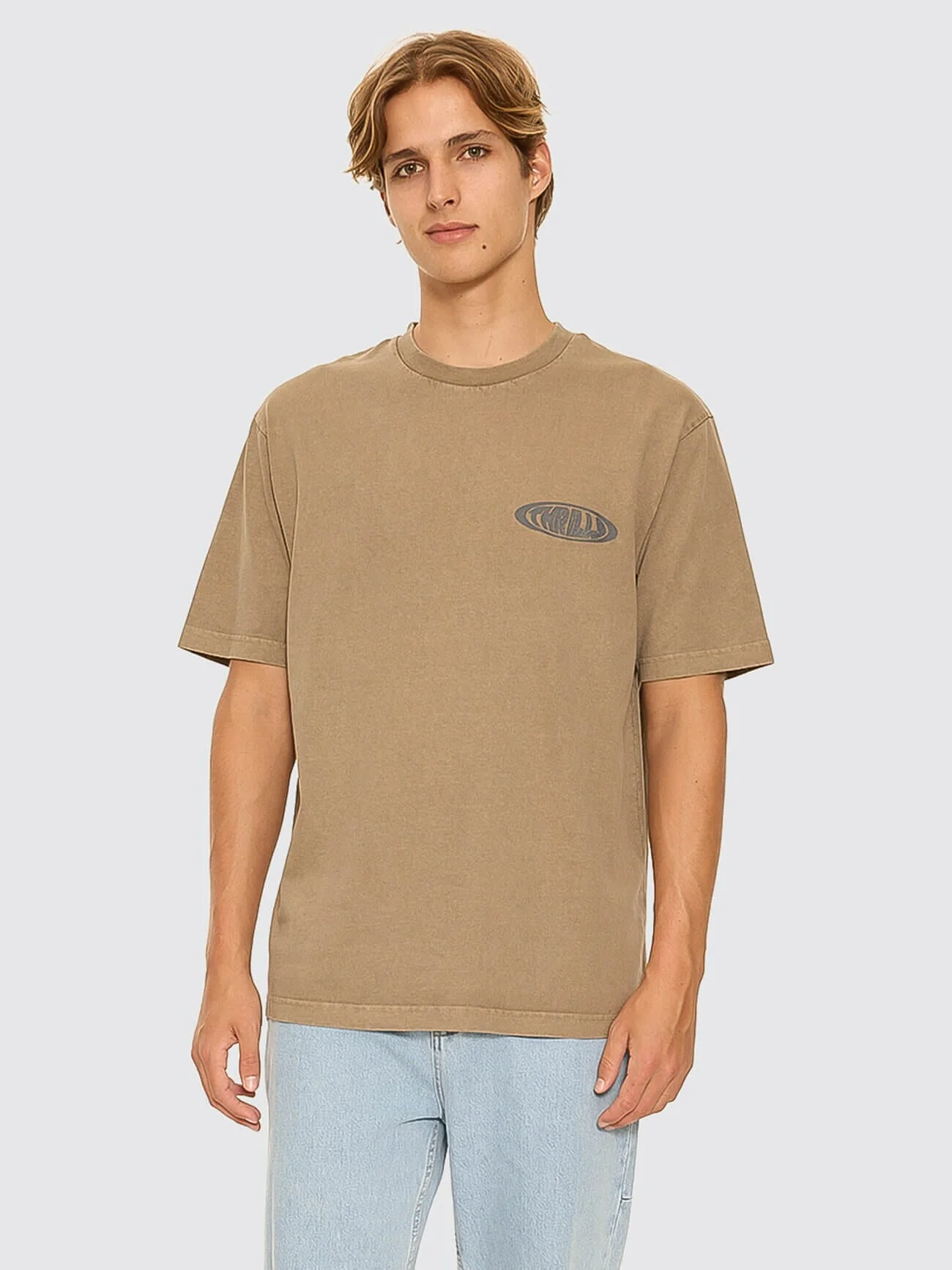 Shadowless Oversize Fit Tee - Walnut - Image 3