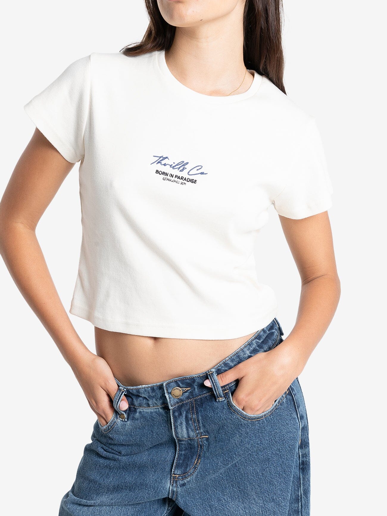 Signature Mini Tee - Heritage White - Image 6